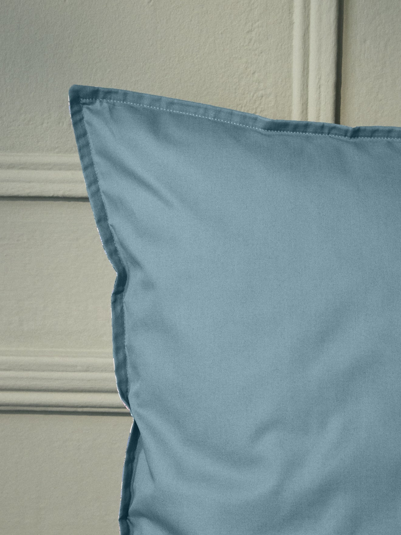 Taie d'oreiller percale de coton et tissu Liberty - Image 5