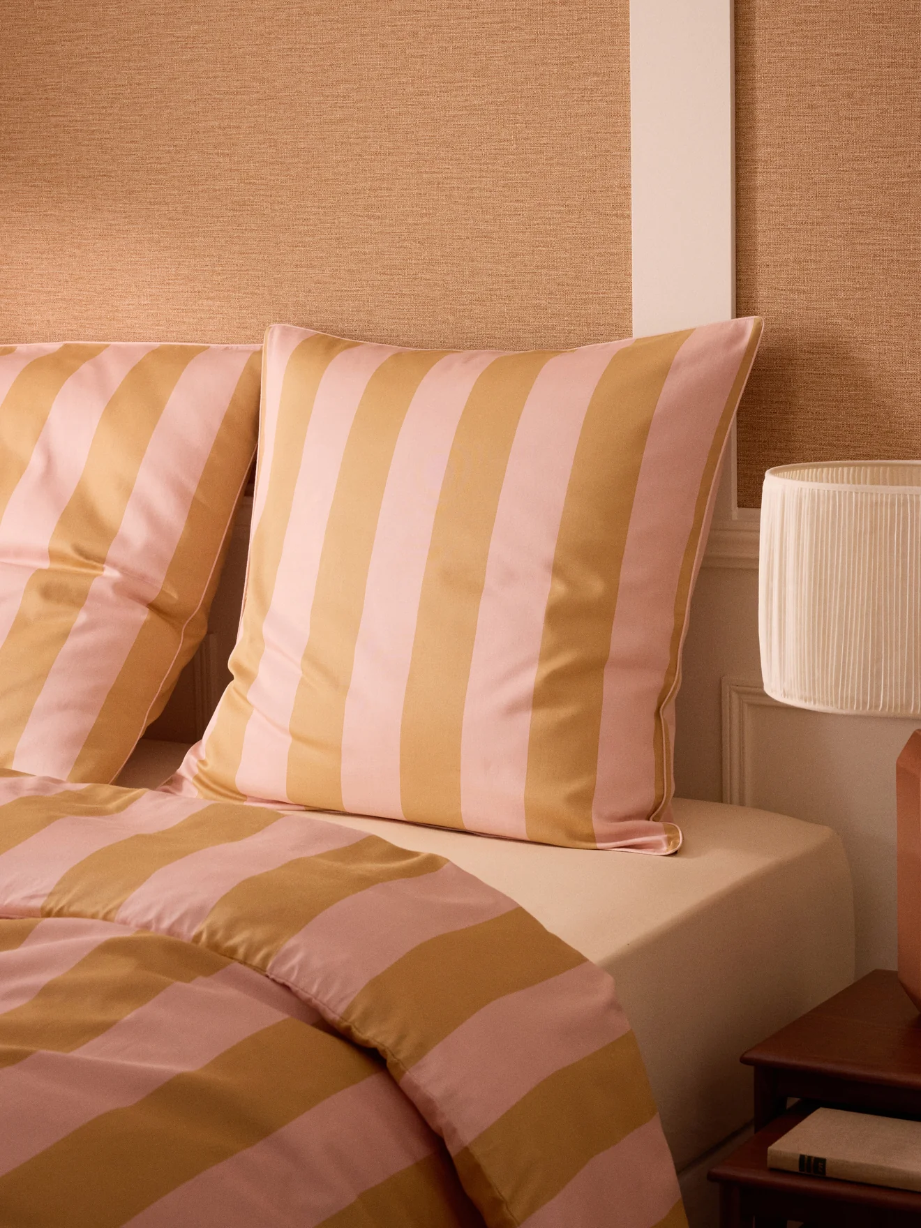 Taie d'oreiller satin de coton "Maxine"