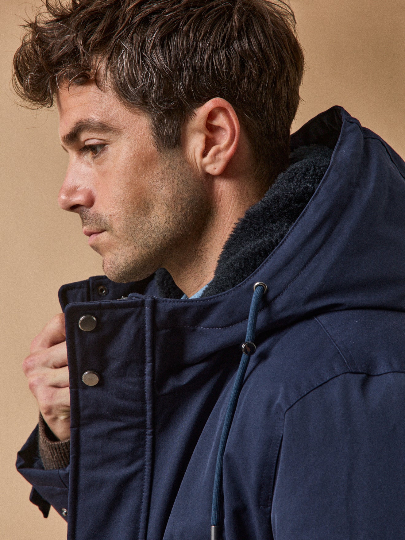 Parka longue capuche fourrée homme - Image 4