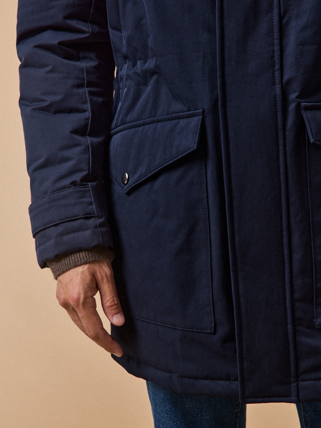 Parka longue capuche fourrée homme - Image 5