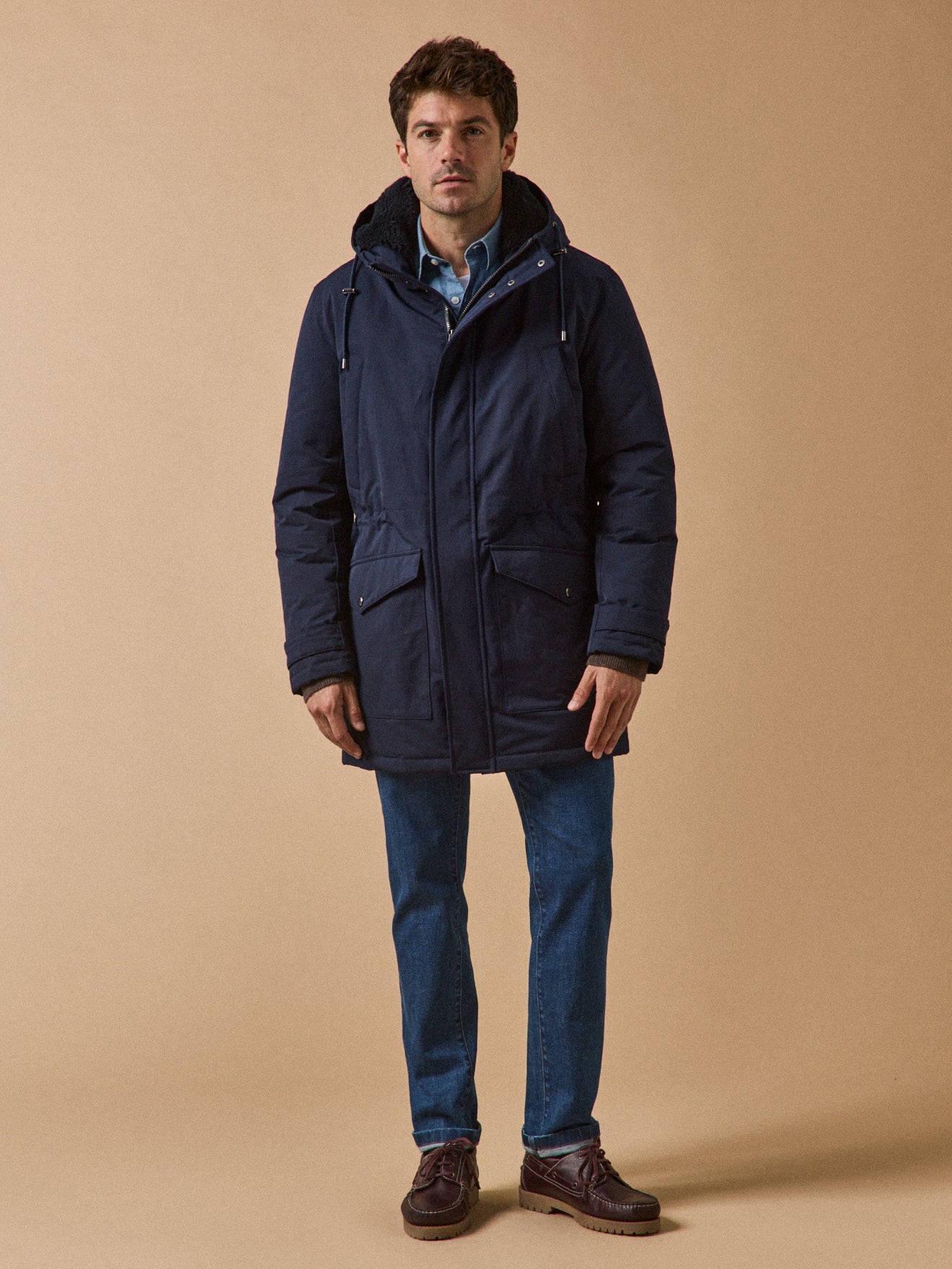 Parka longue capuche fourrée homme - Image 7