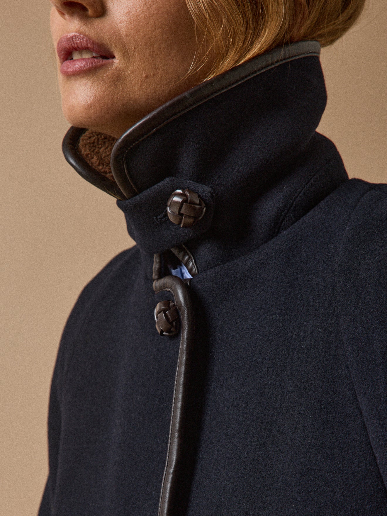 Manteau gansé intérieur sherpa femme - Image 4