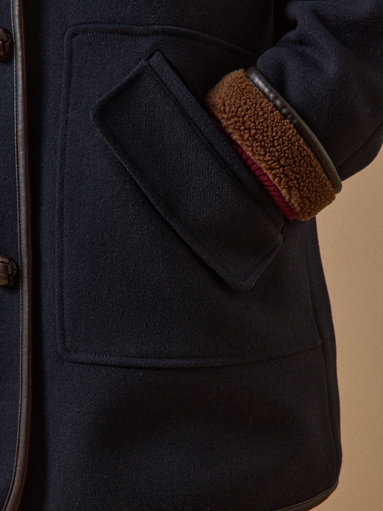 Manteau gansé intérieur sherpa femme - Image 5
