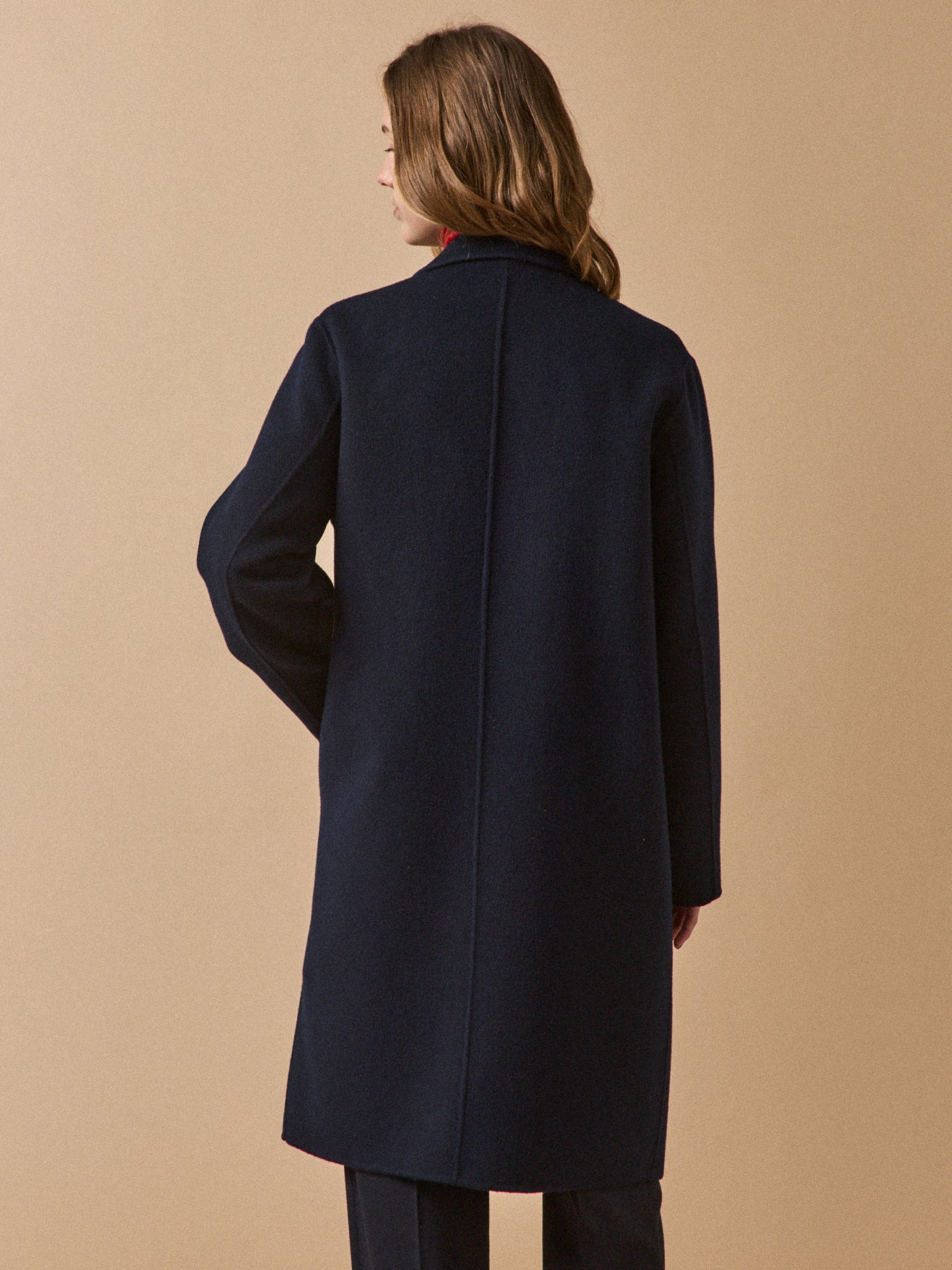 Manteau lainage double face femme - Image 3