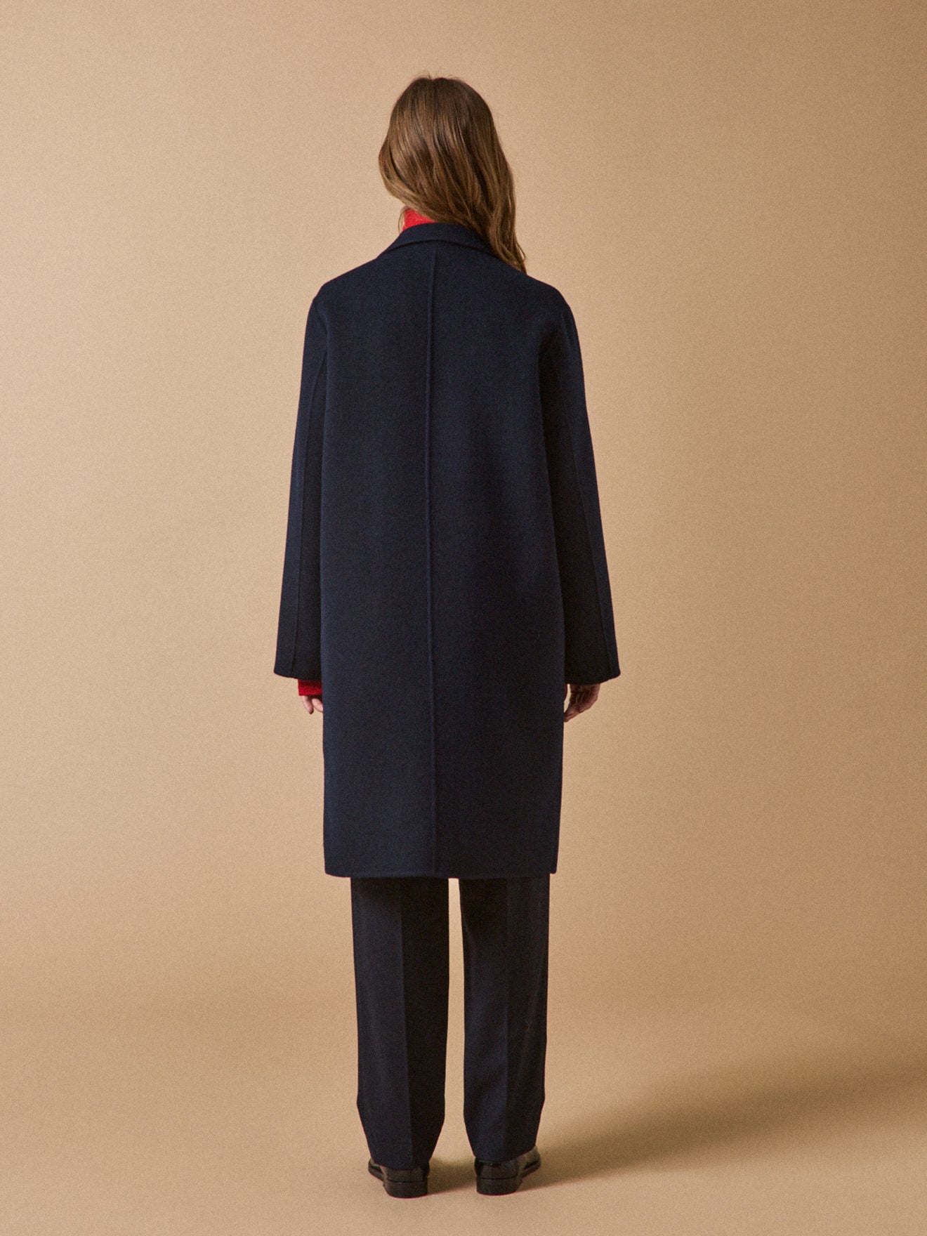Manteau lainage double face femme - Image 4