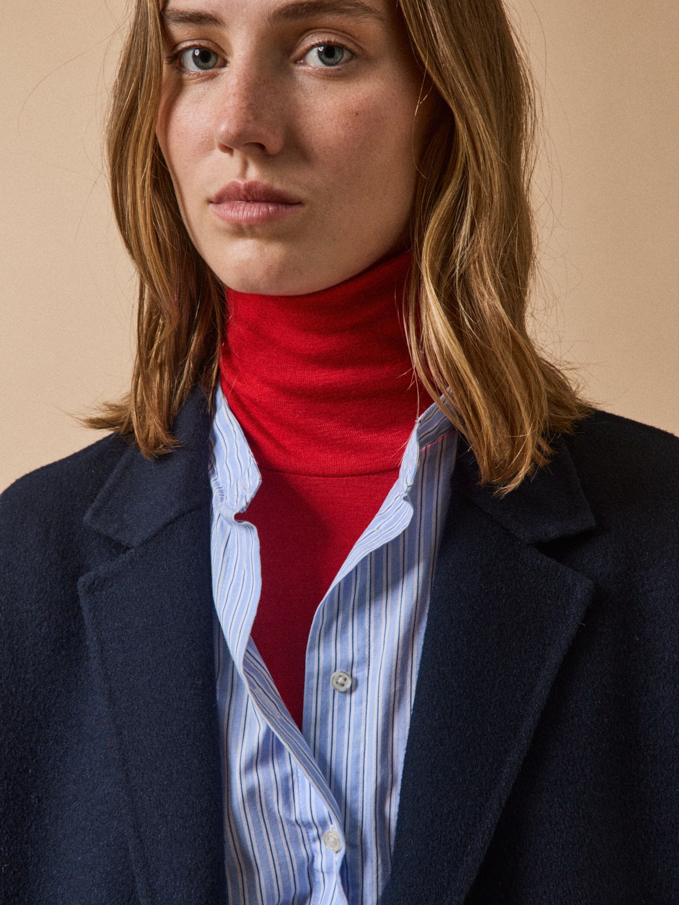 Manteau lainage double face femme - Image 5