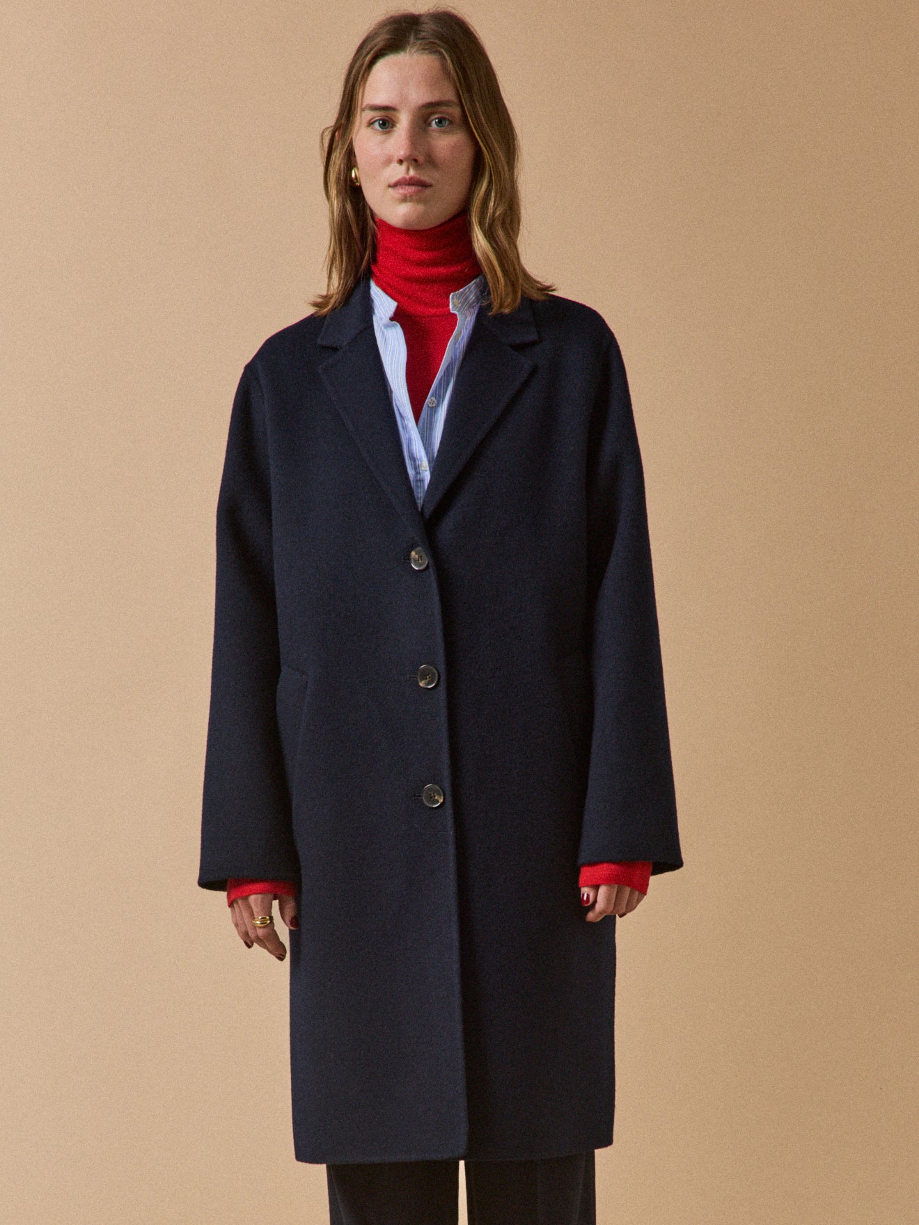 Manteau lainage double face femme - Image 7