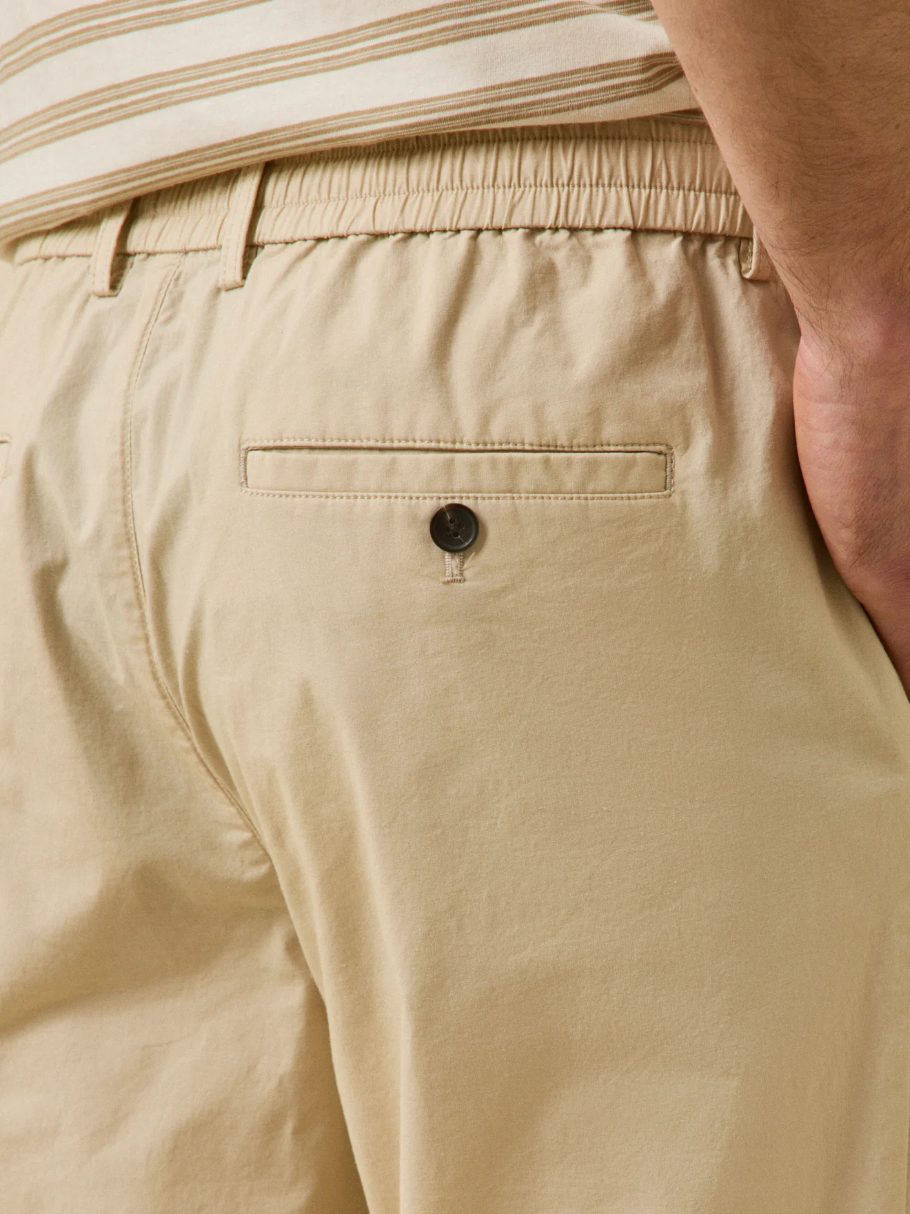 Pantalon taille élastiquée popeline craquante homme - Image 4