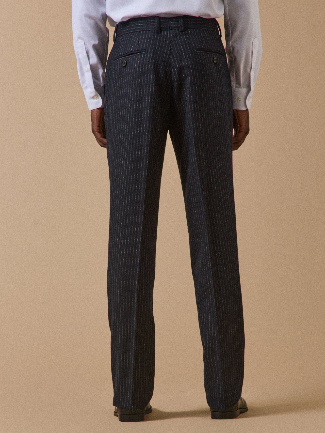 Pantalon de costume lainage rayé homme - Image 2