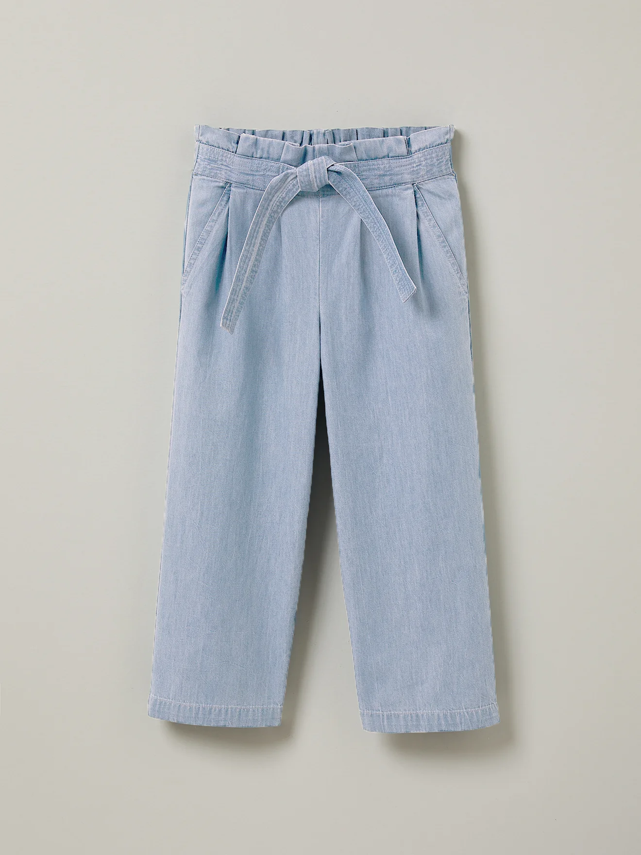 Pantalon large Fille en denim light - Image 5