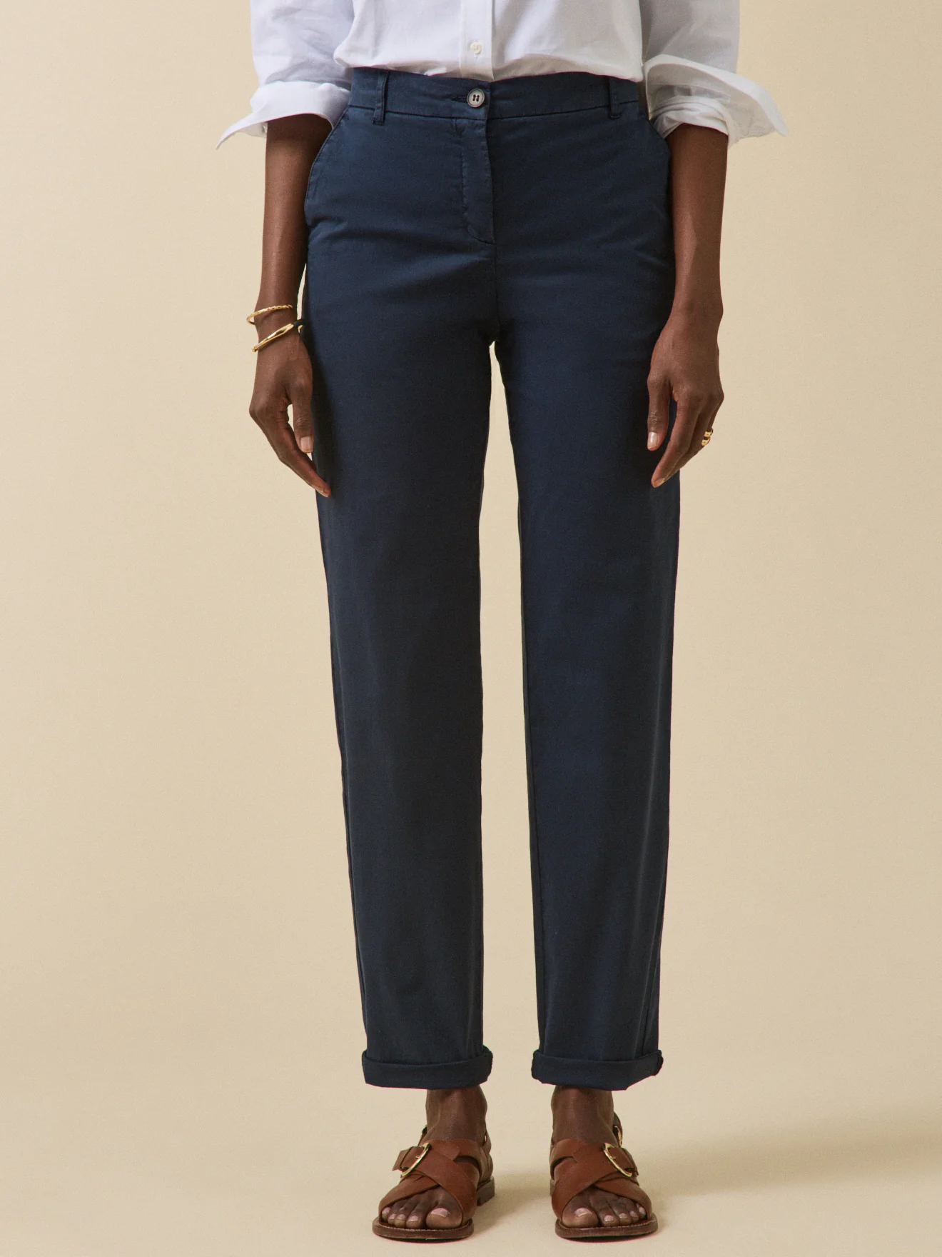 Pantalon chino femme coton biologique Noemie