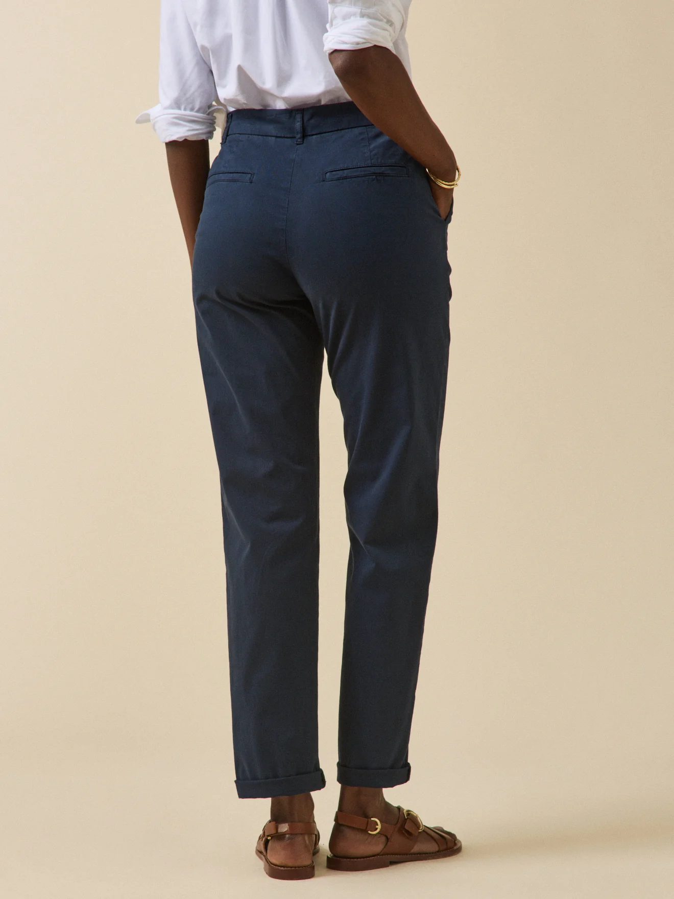 Pantalon chino femme coton biologique Noemie - Image 2
