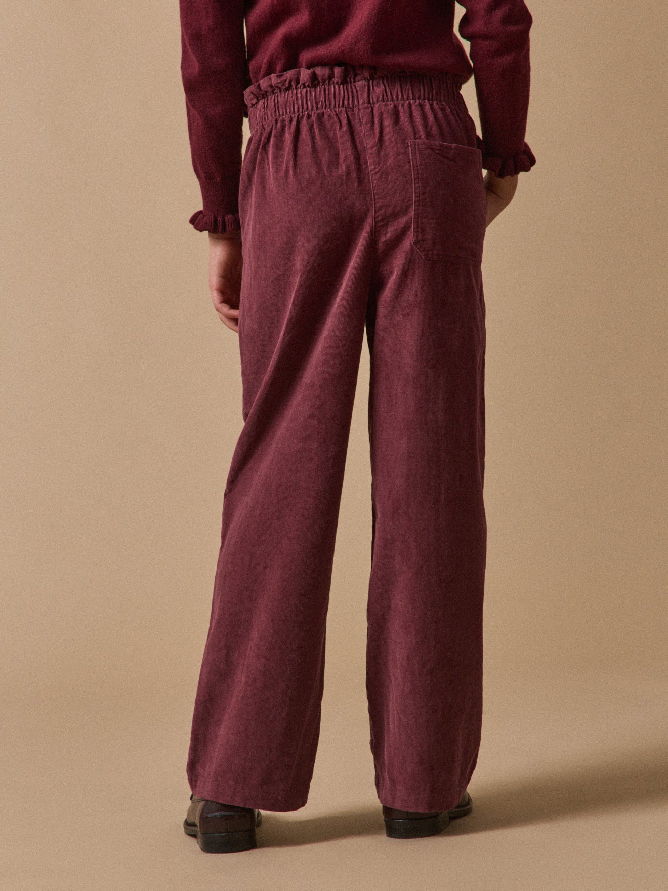 Pantalon large Fille en velours - Image 2