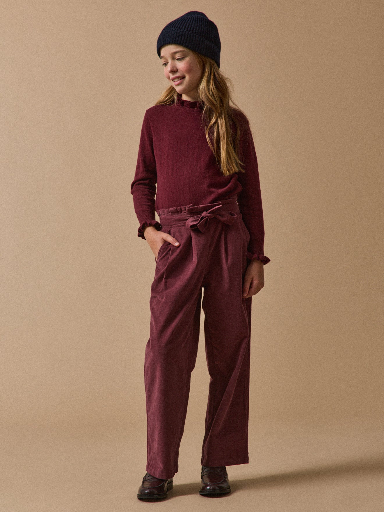 Pantalon large Fille en velours - Image 6