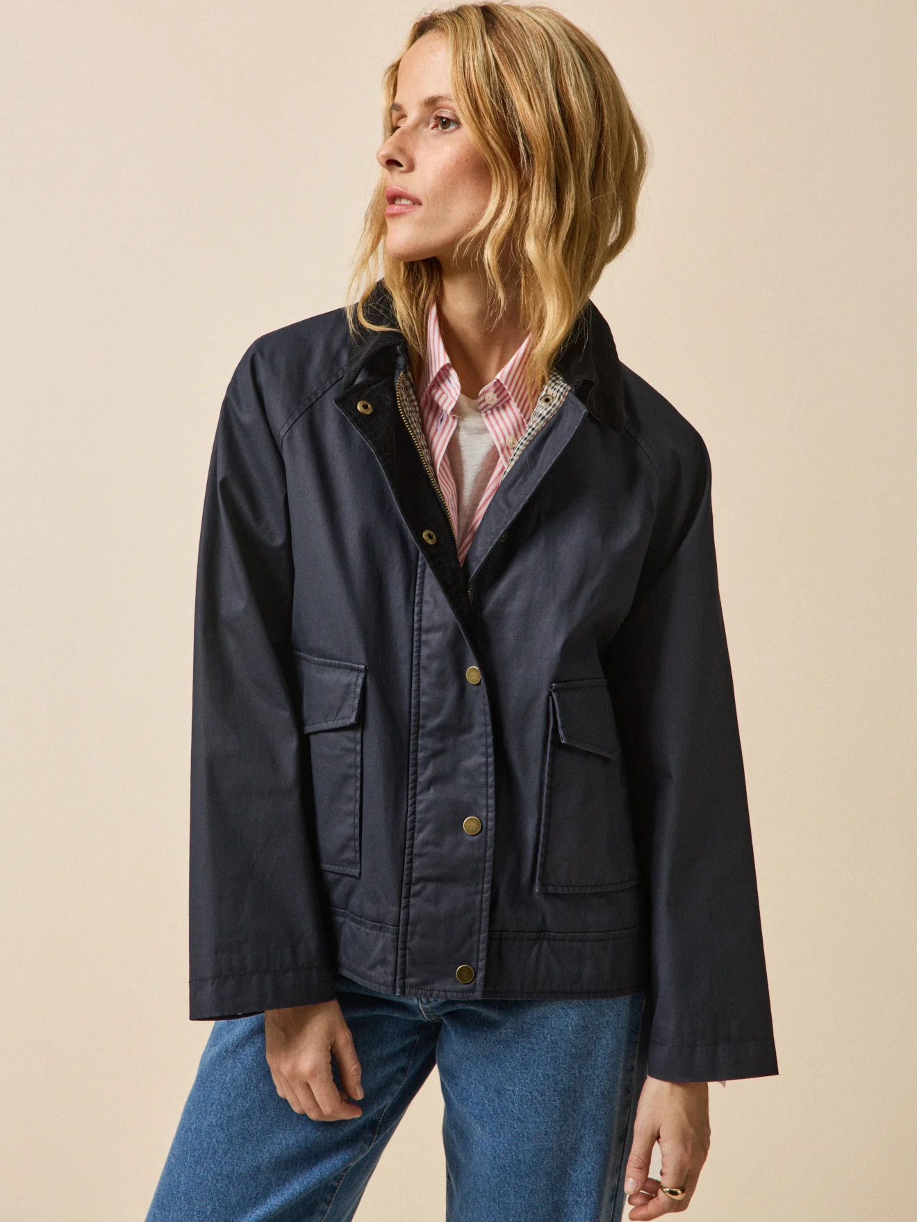 Veste coton enduit femme - Image 6