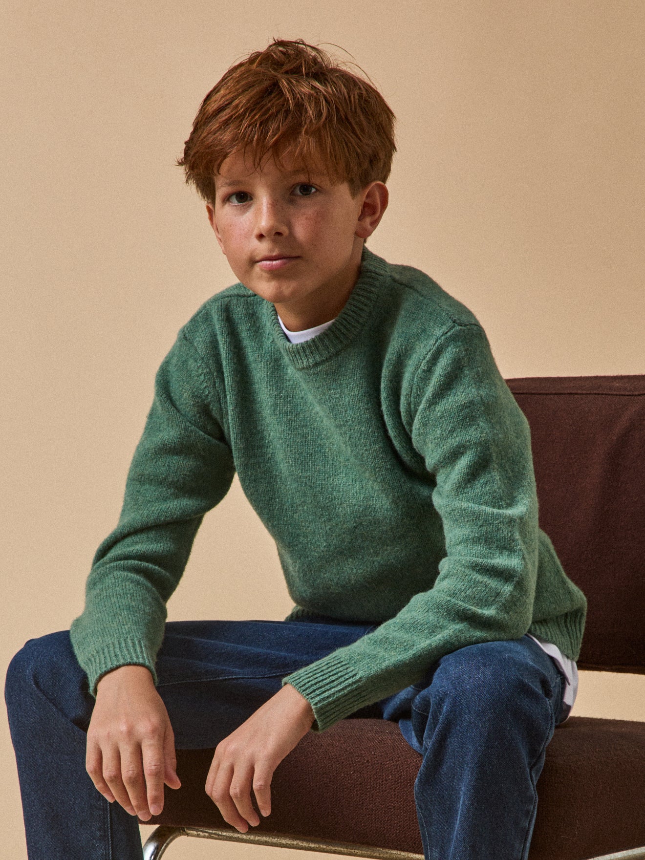 Pull Garçon en laine merinos