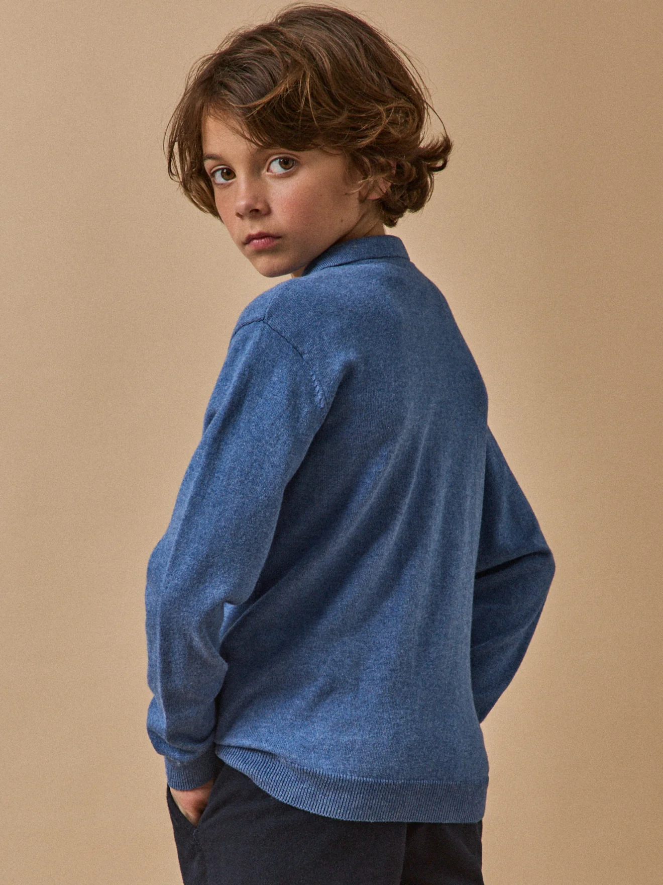 Pull col polo Garçon - Image 3