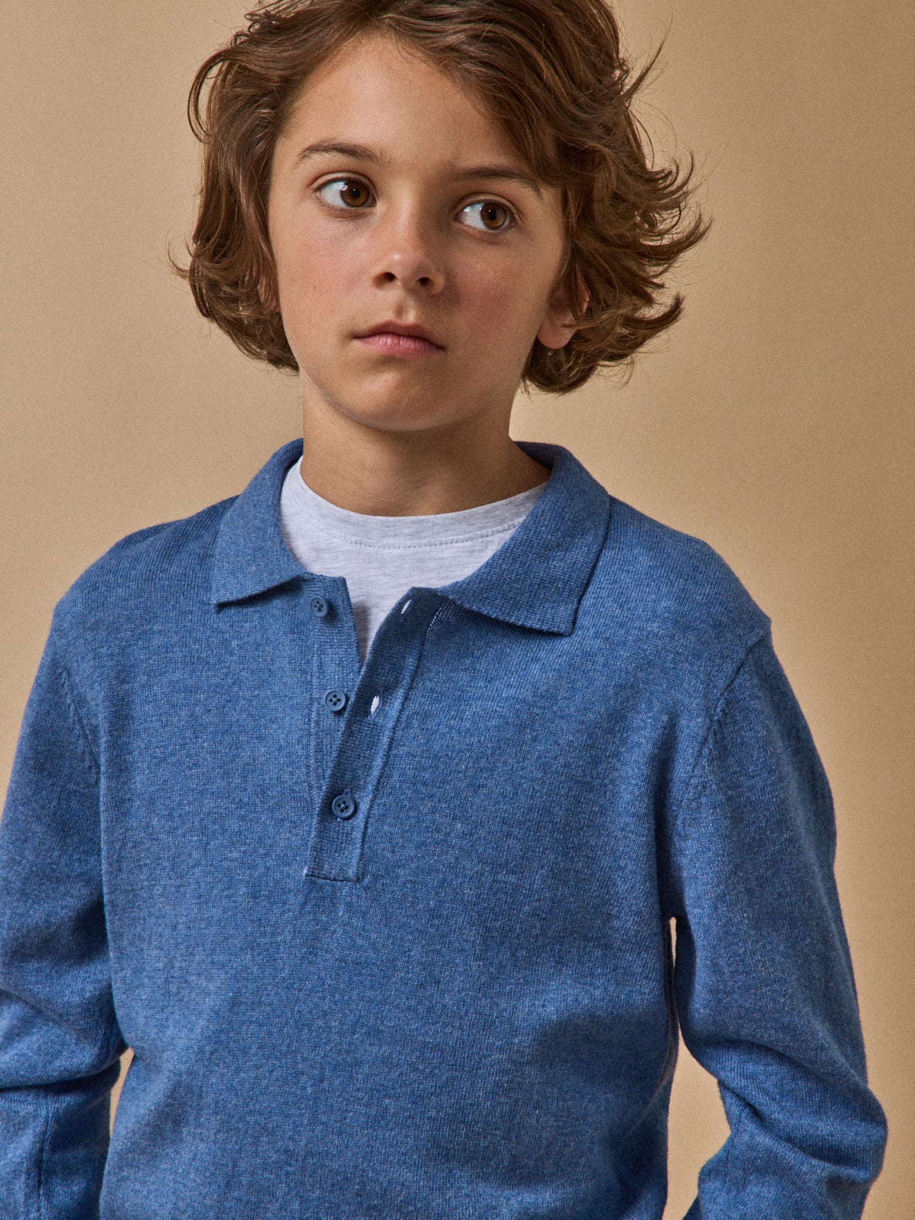 Pull col polo Garçon - Image 4