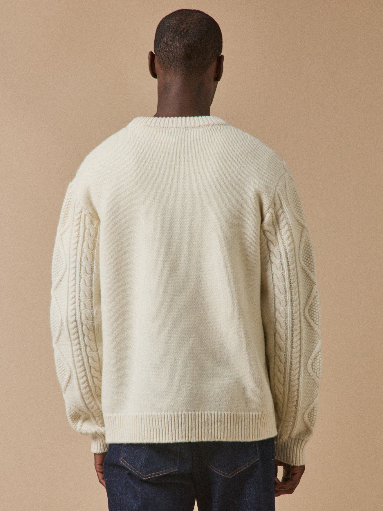 Pull torsades homme en laine - Image 3