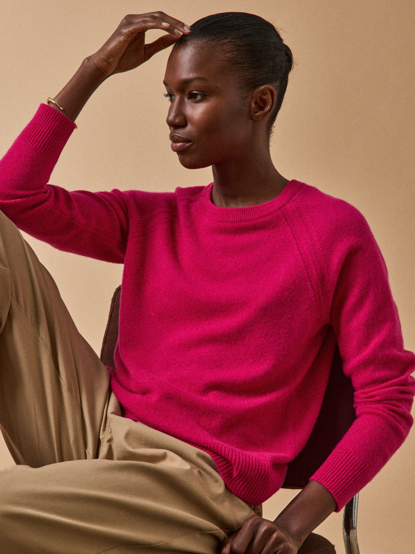 Pull col rond femme - Collection Cachemire - Image 4