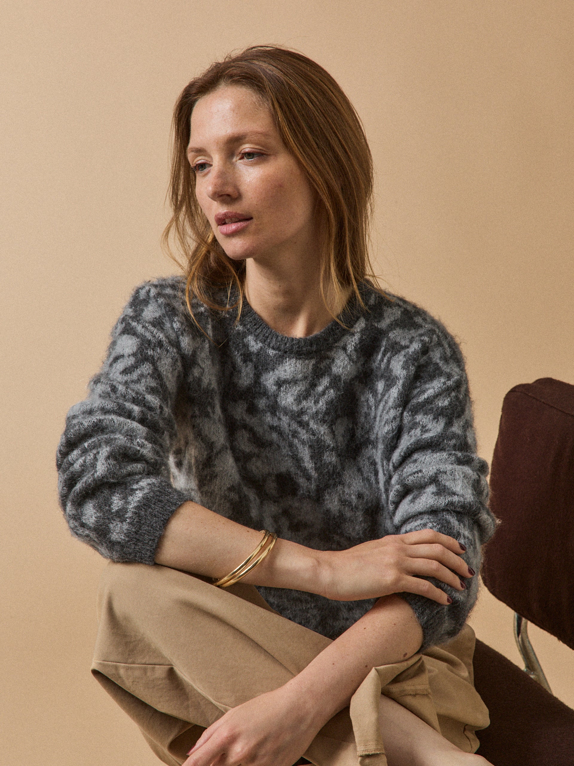 Pull jacquard Luna femme - Image 4