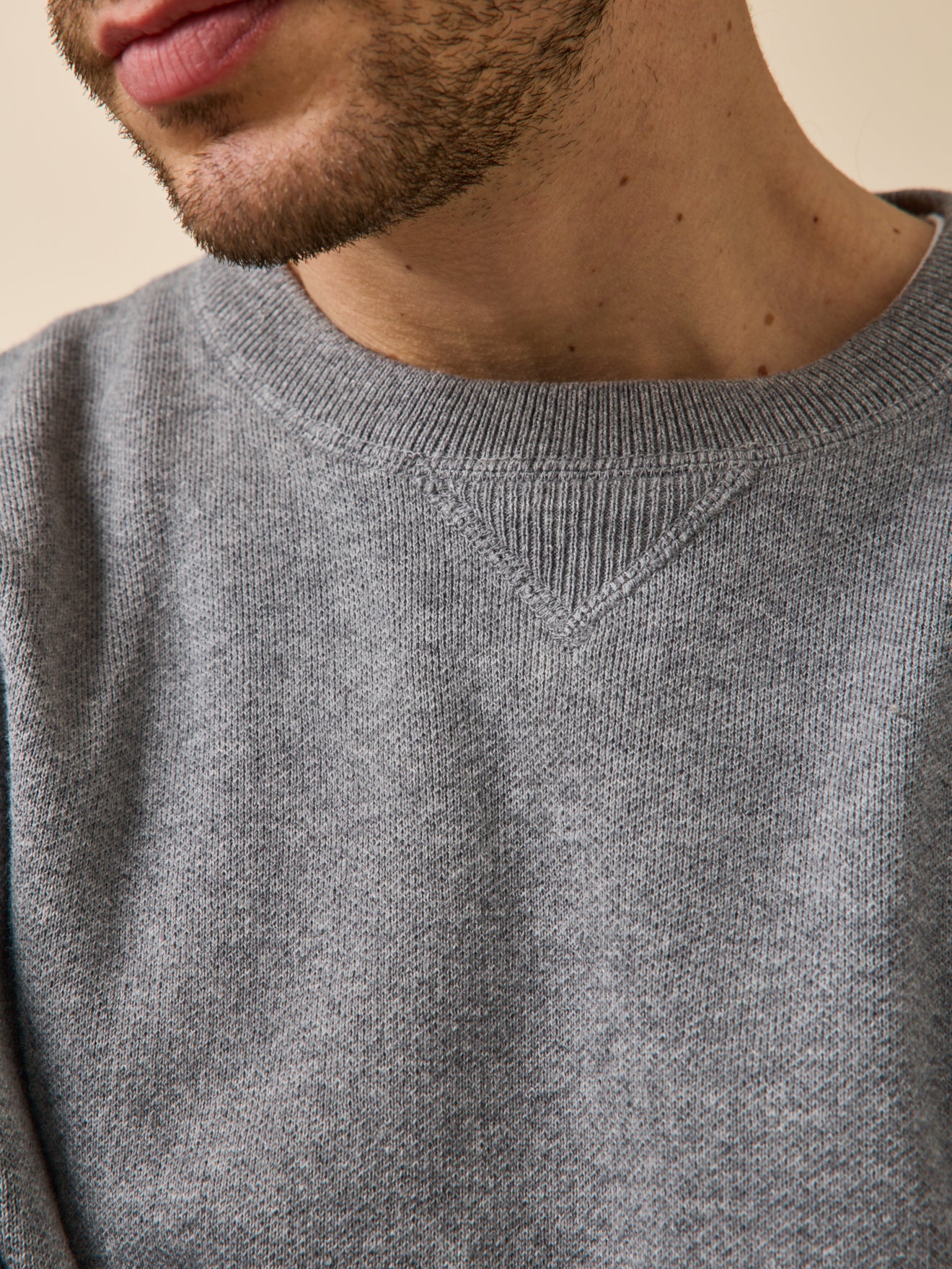 Pull effet sweat homme coton cachemire - Image 4