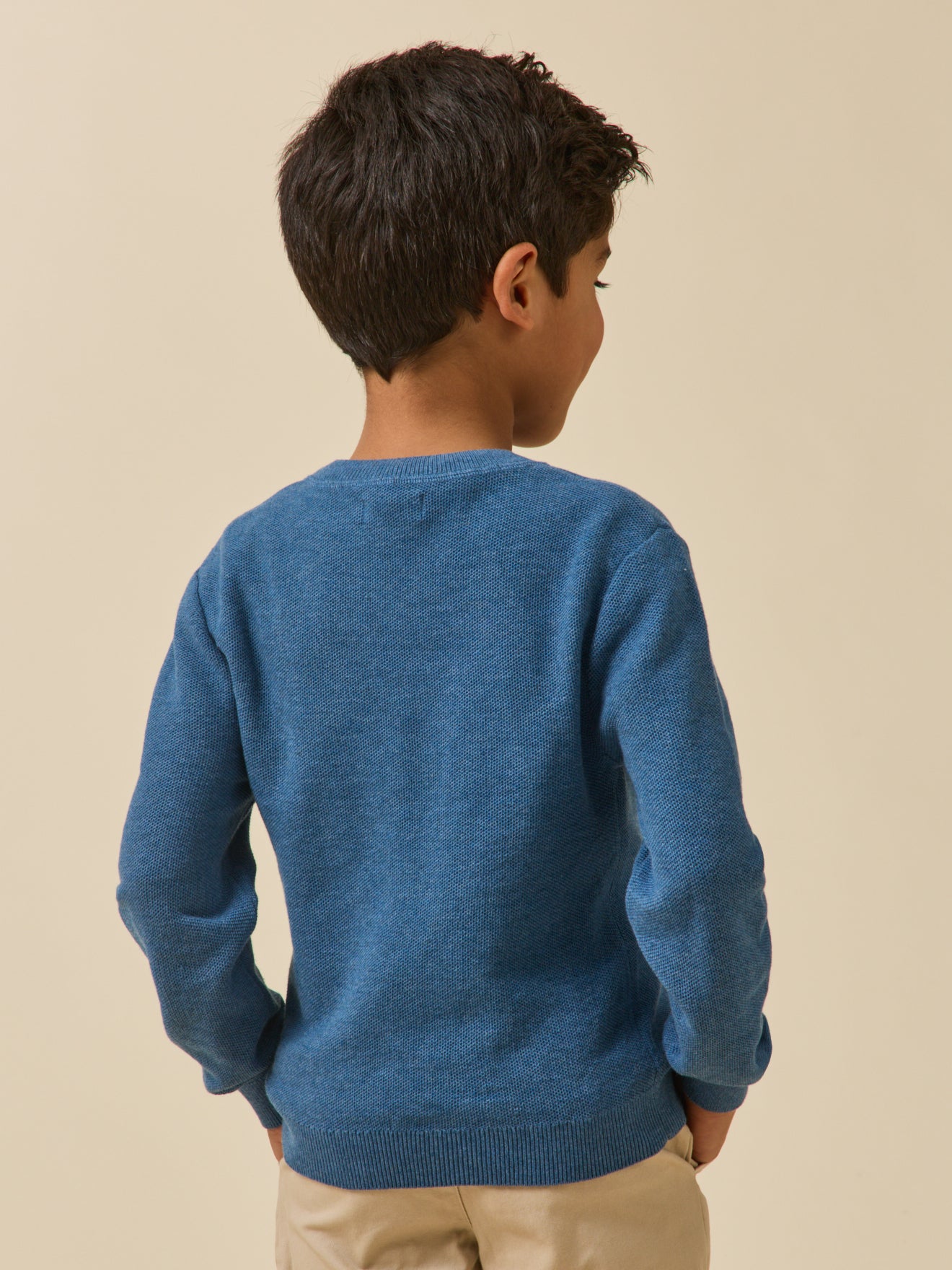 Pull Garçon maille fantaisie - Image 2