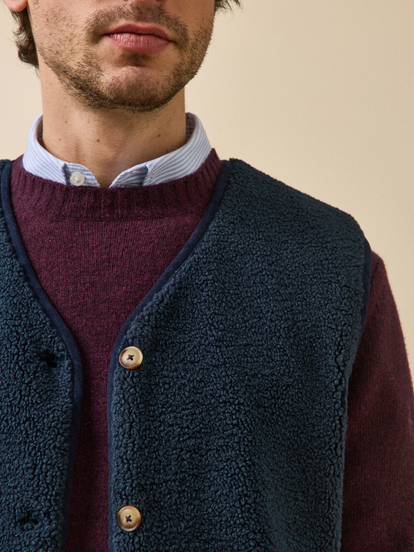 Veste sans manches en sherpa homme - Image 3