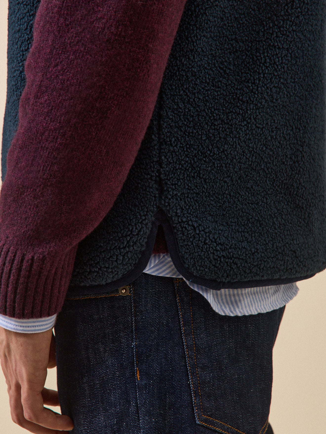 Veste sans manches en sherpa homme - Image 4