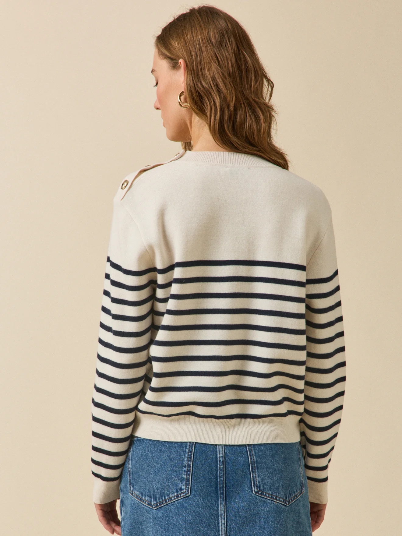 Pull marinière femme laine RWS* - Image 2