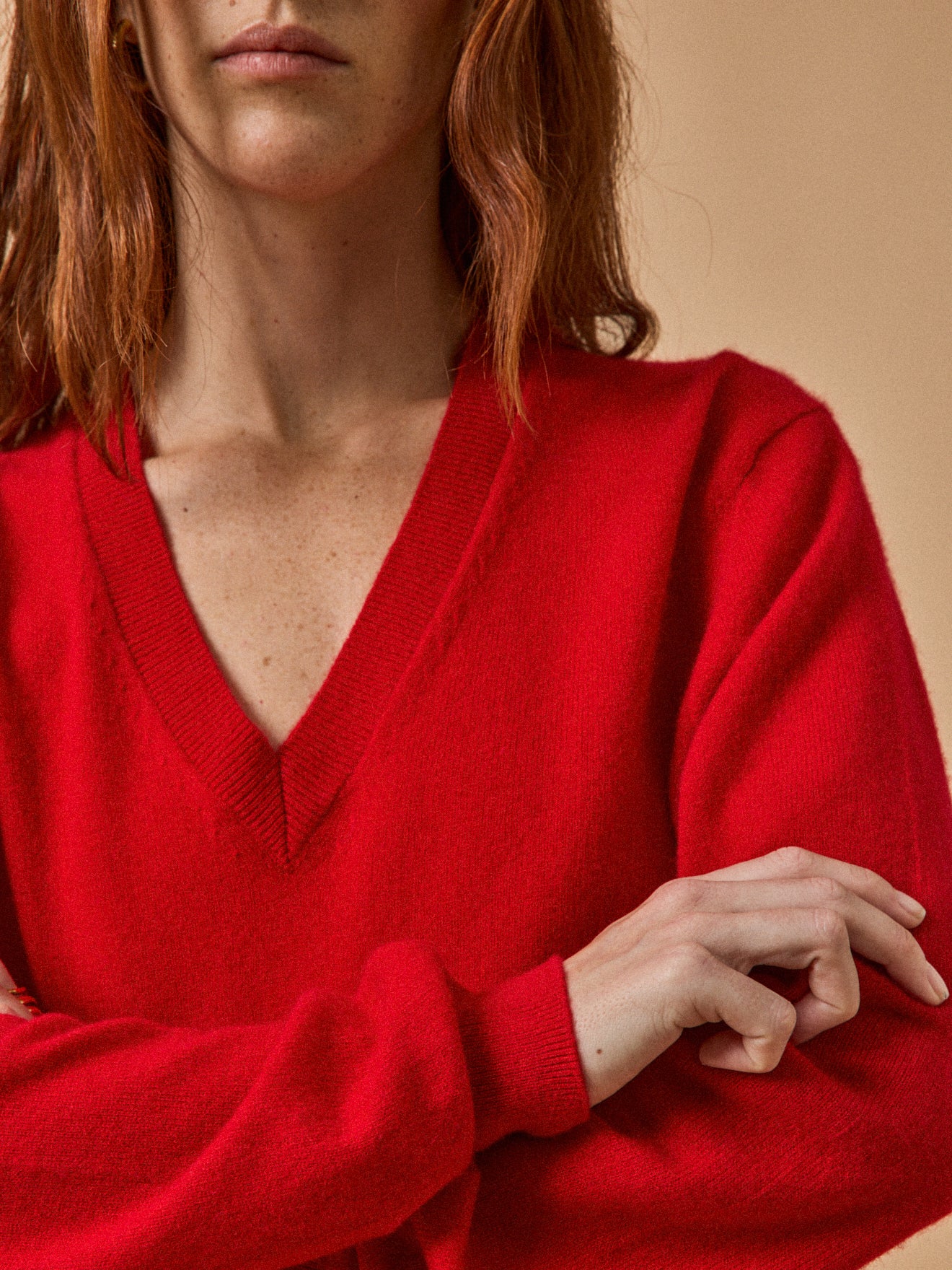 Pull col V femme - Collection Cachemire - Image 3