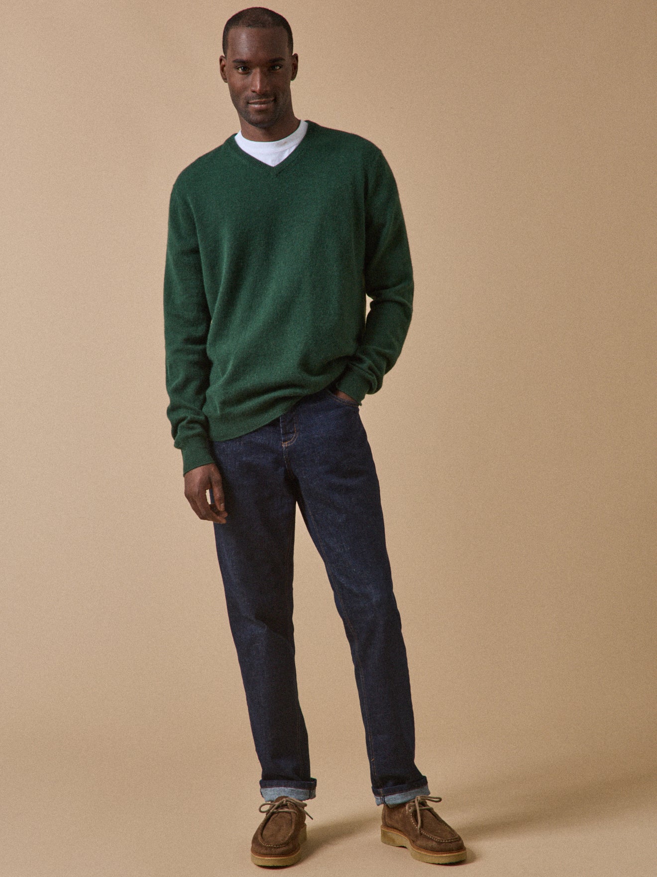 Pull col V homme - Collection Cachemire - Image 4