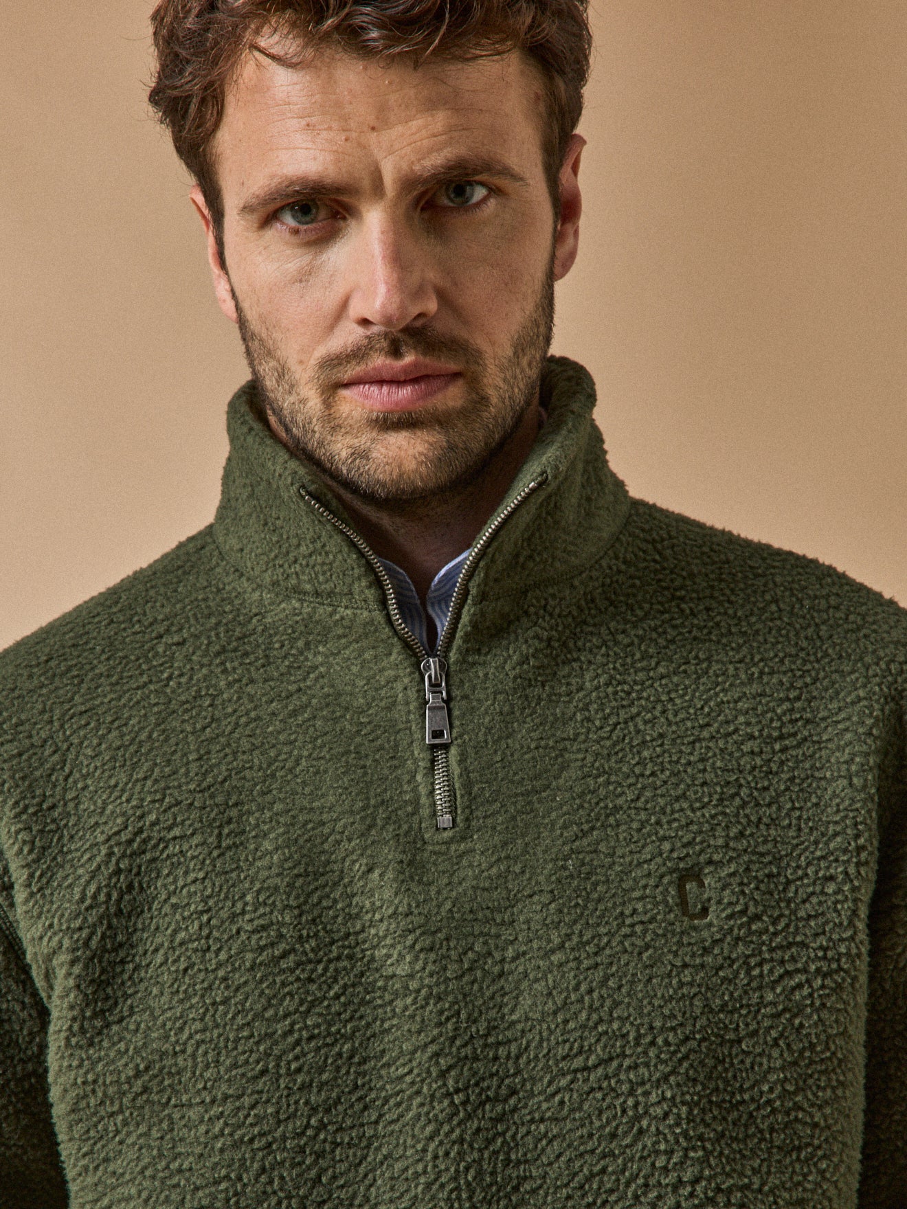 Pull polaire col camionneur homme - Image 3