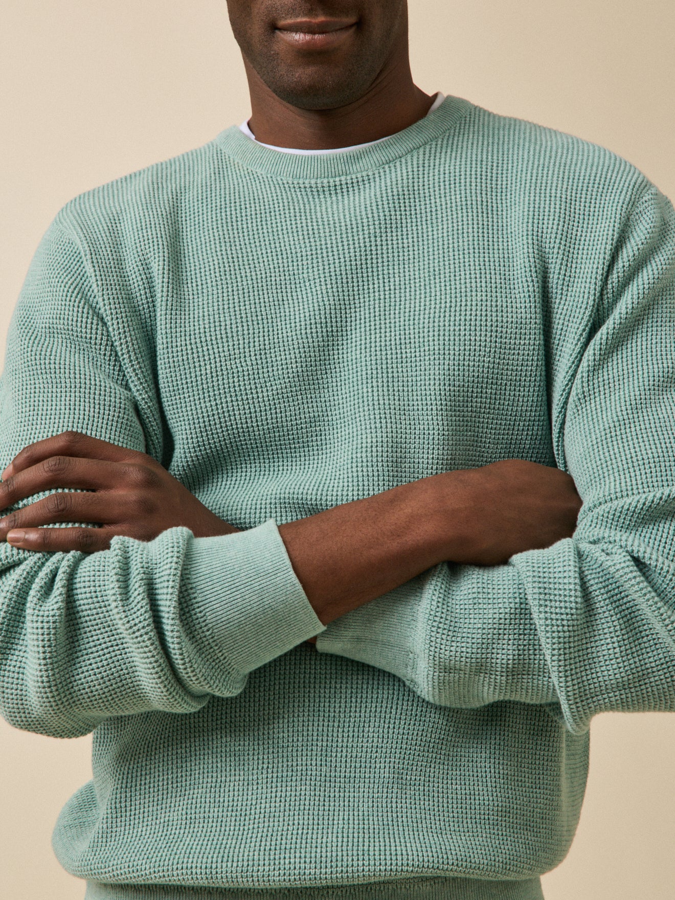 Pull maille gaufrée homme - Image 4