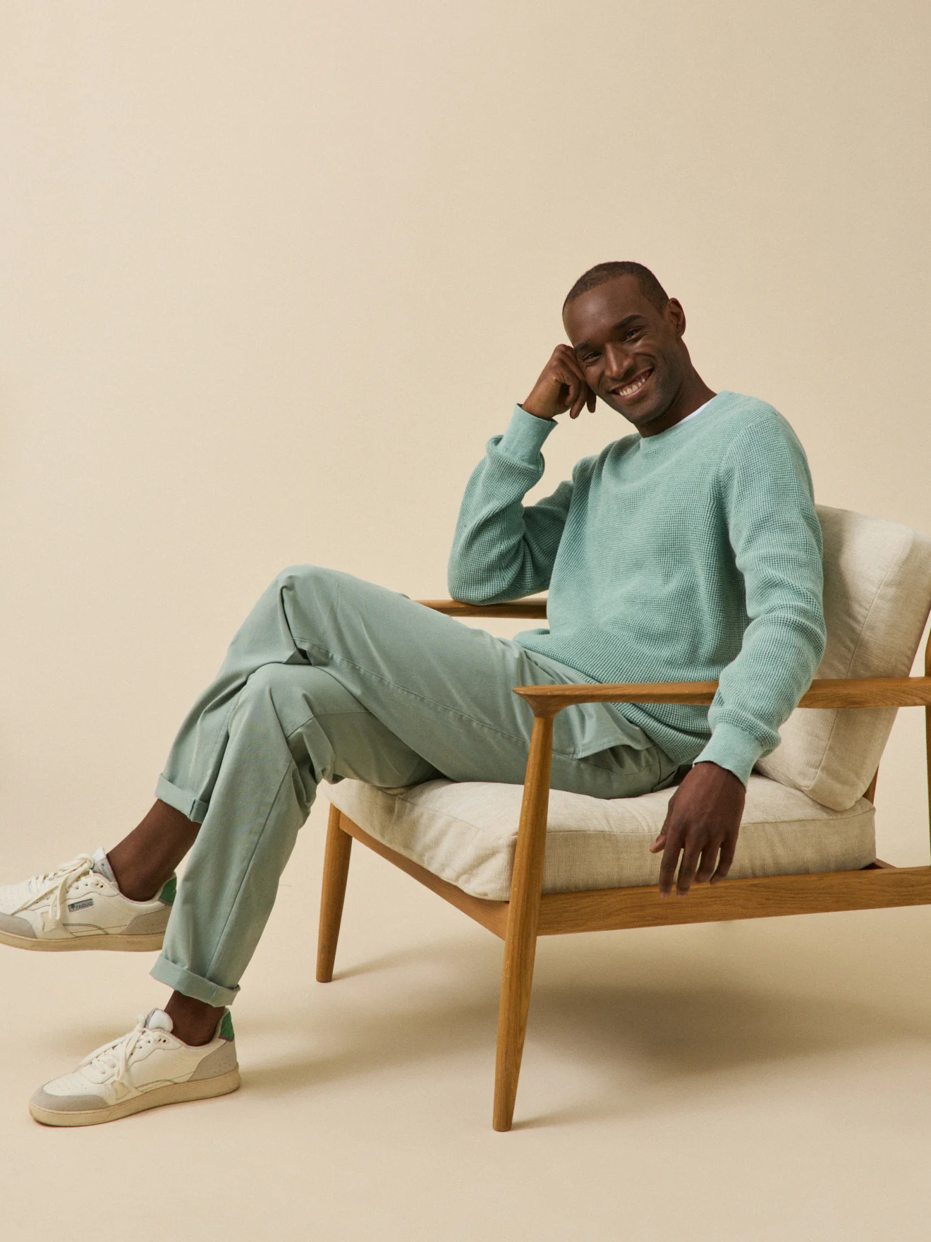 Pull maille gaufrée homme - Image 5