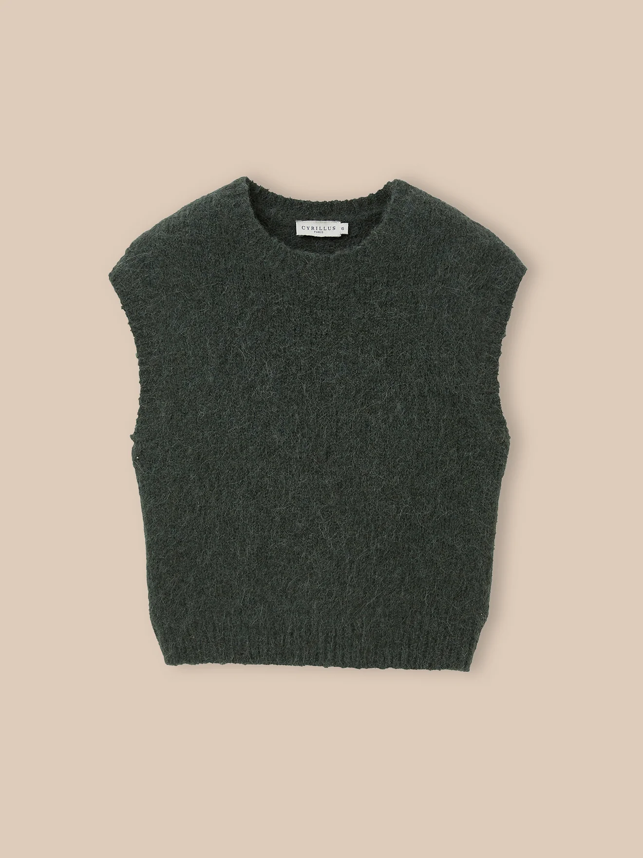Pull sans manches Fille laine et alpaga - Image 4