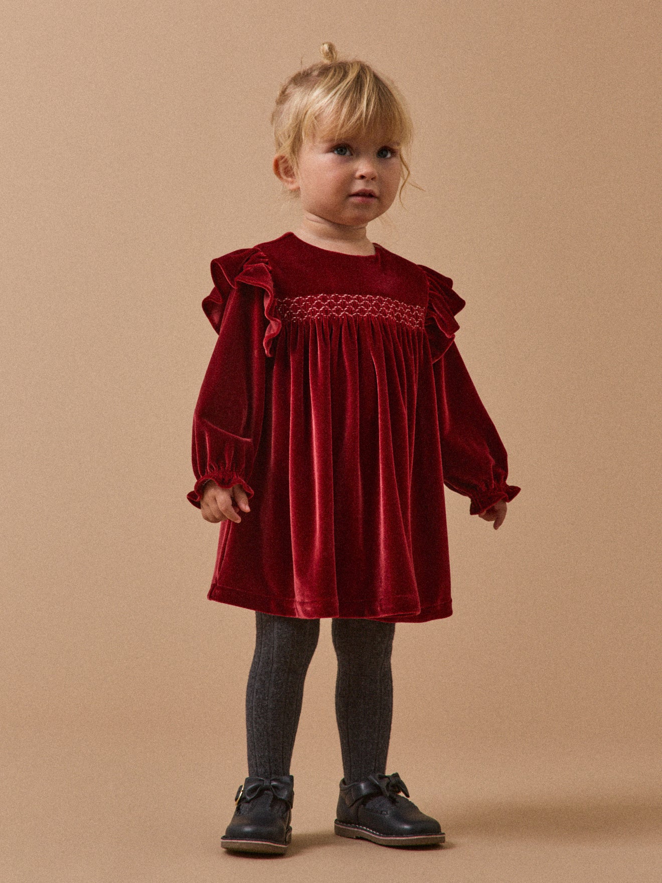 Robe en panne de velours bébé - Image 6