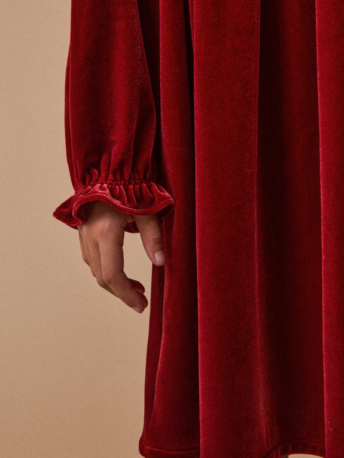 Robe en panne de velours Fille - Image 5