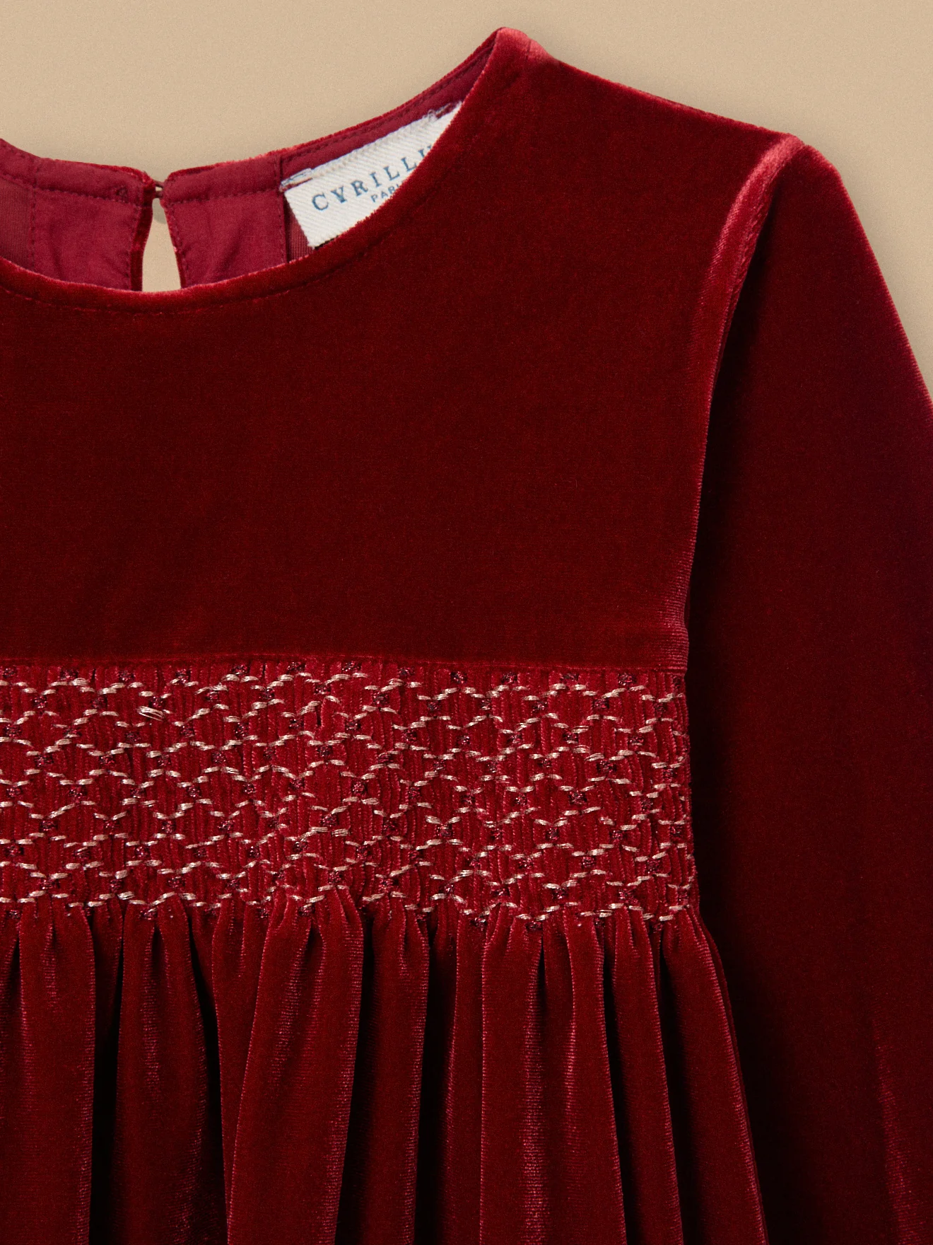 Robe en panne de velours Fille - Image 8