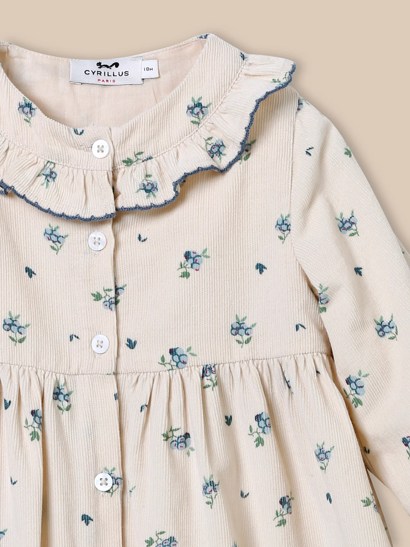 Robe en velours bébé - Image 3