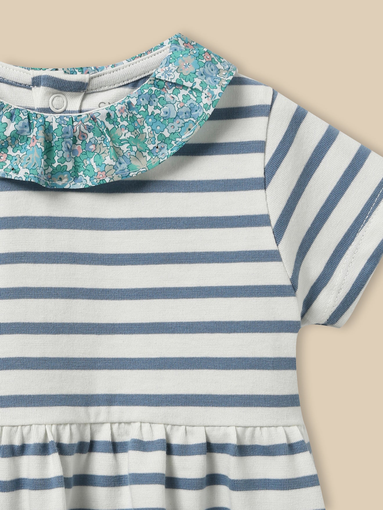 Robe marinière bébé - Coton biologique - Image 3