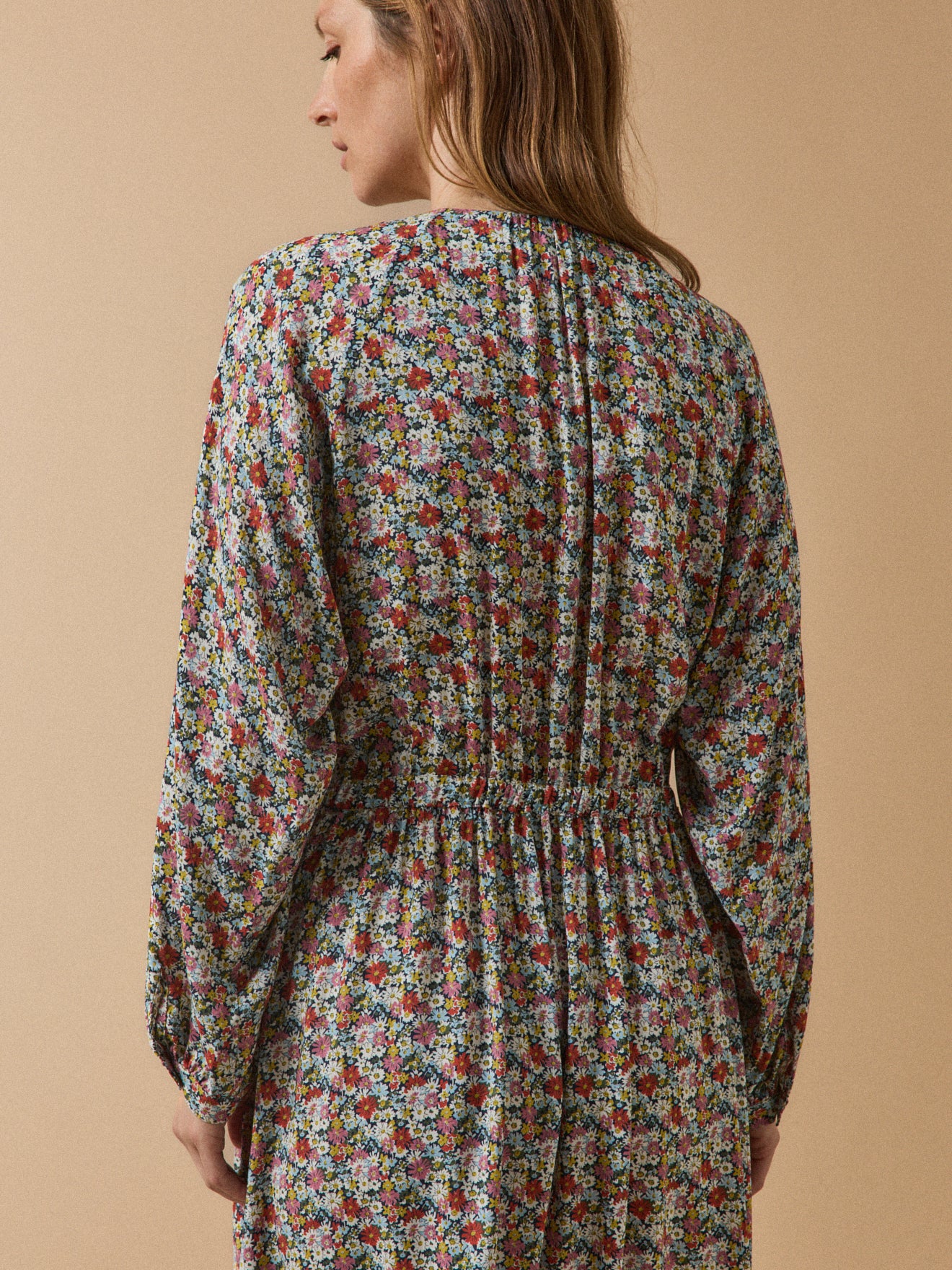Robe longue femme tissu Liberty Libby - Limited Collection - Image 3