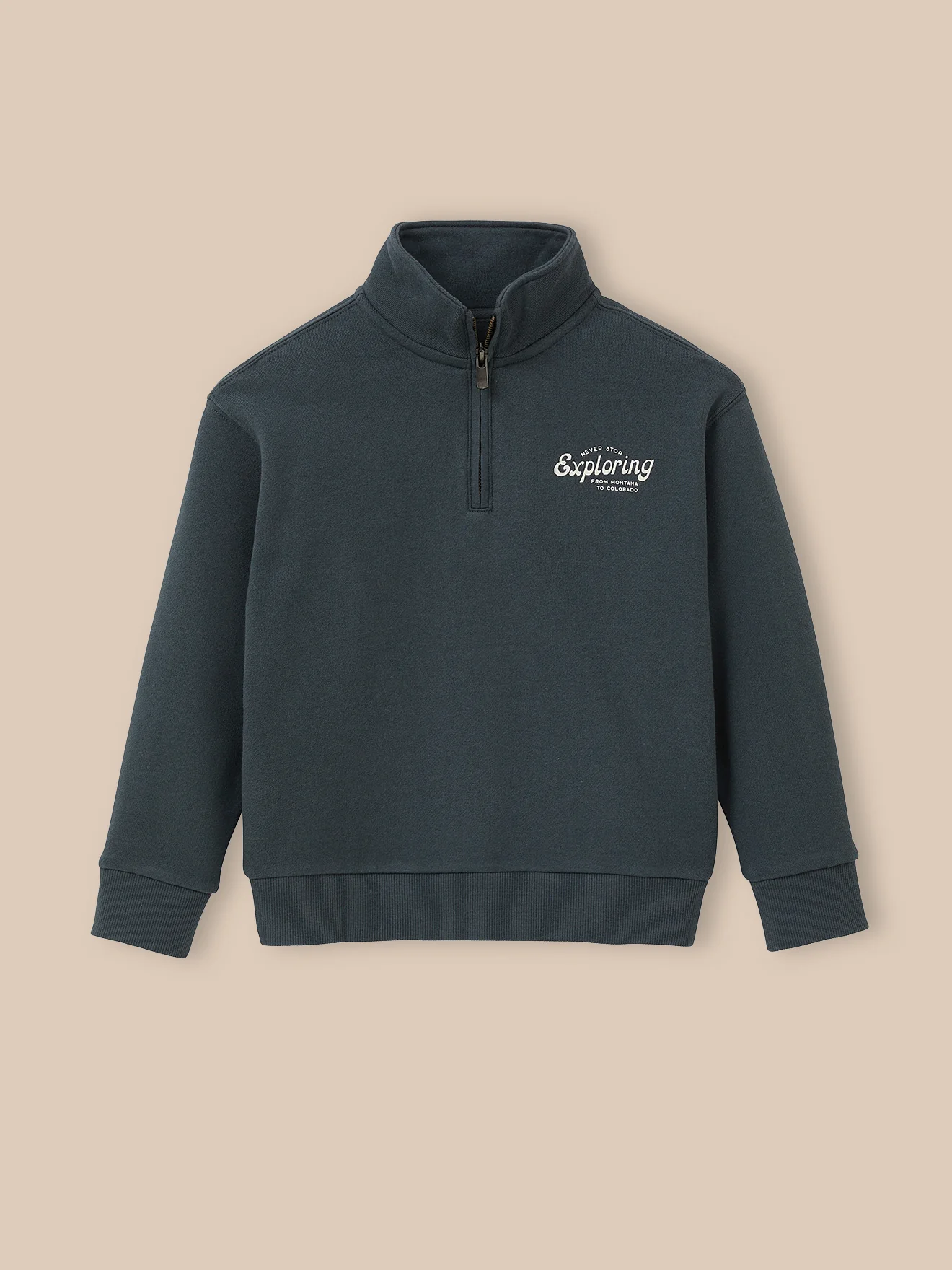 Sweat col montant Garçon - Coton biologique - Image 4