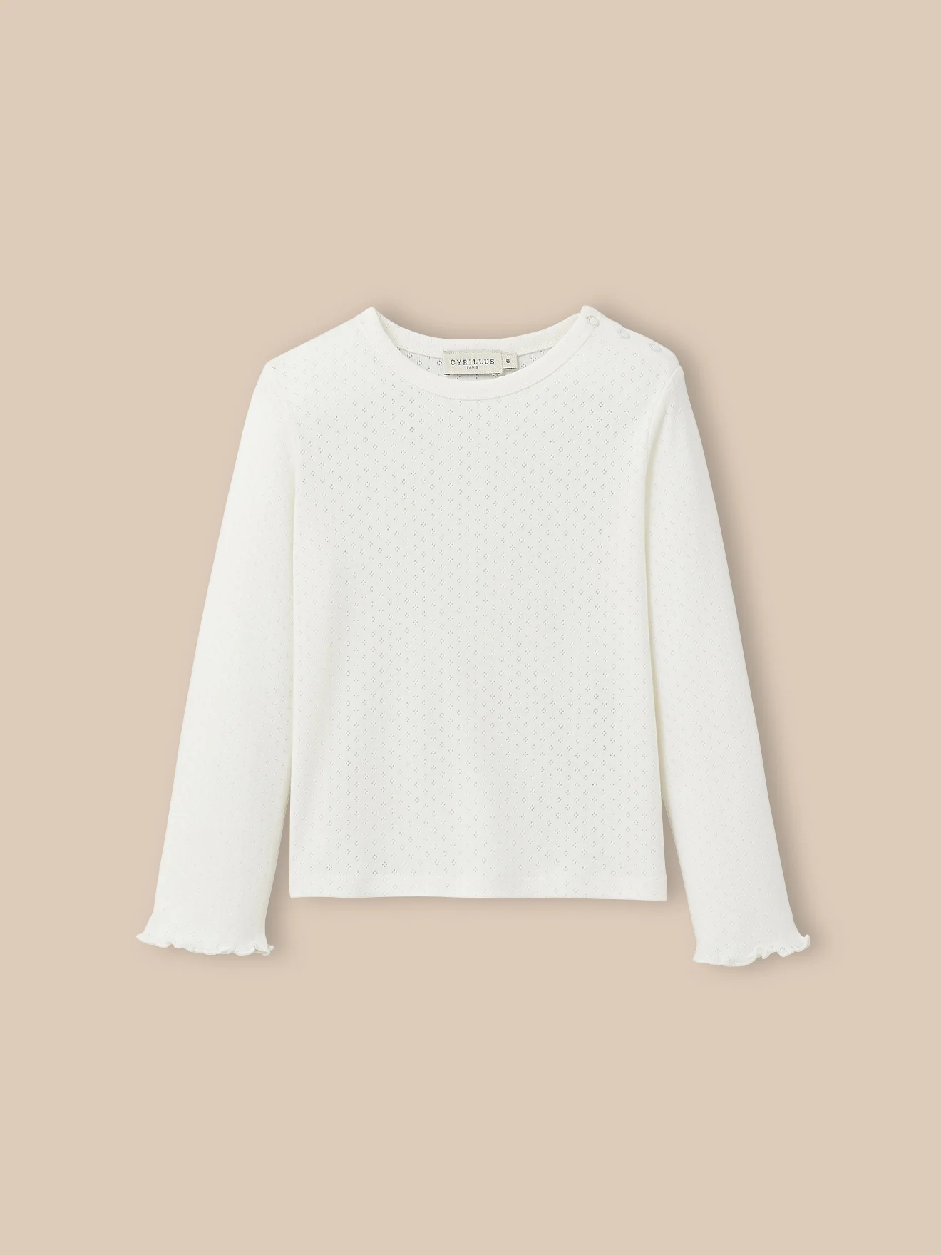 T-shirt en pointelle Fille - Coton biologique