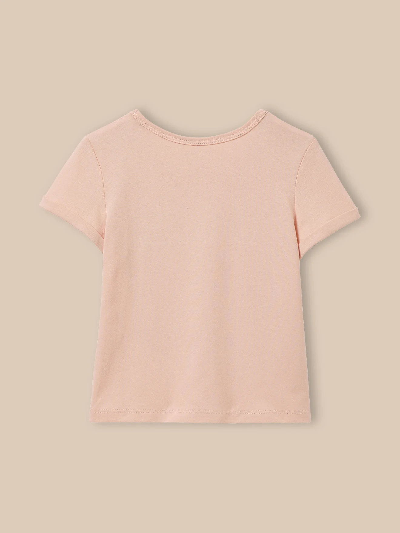 T-shirt Fille message en tissu Liberty - Coton biologique - Image 2