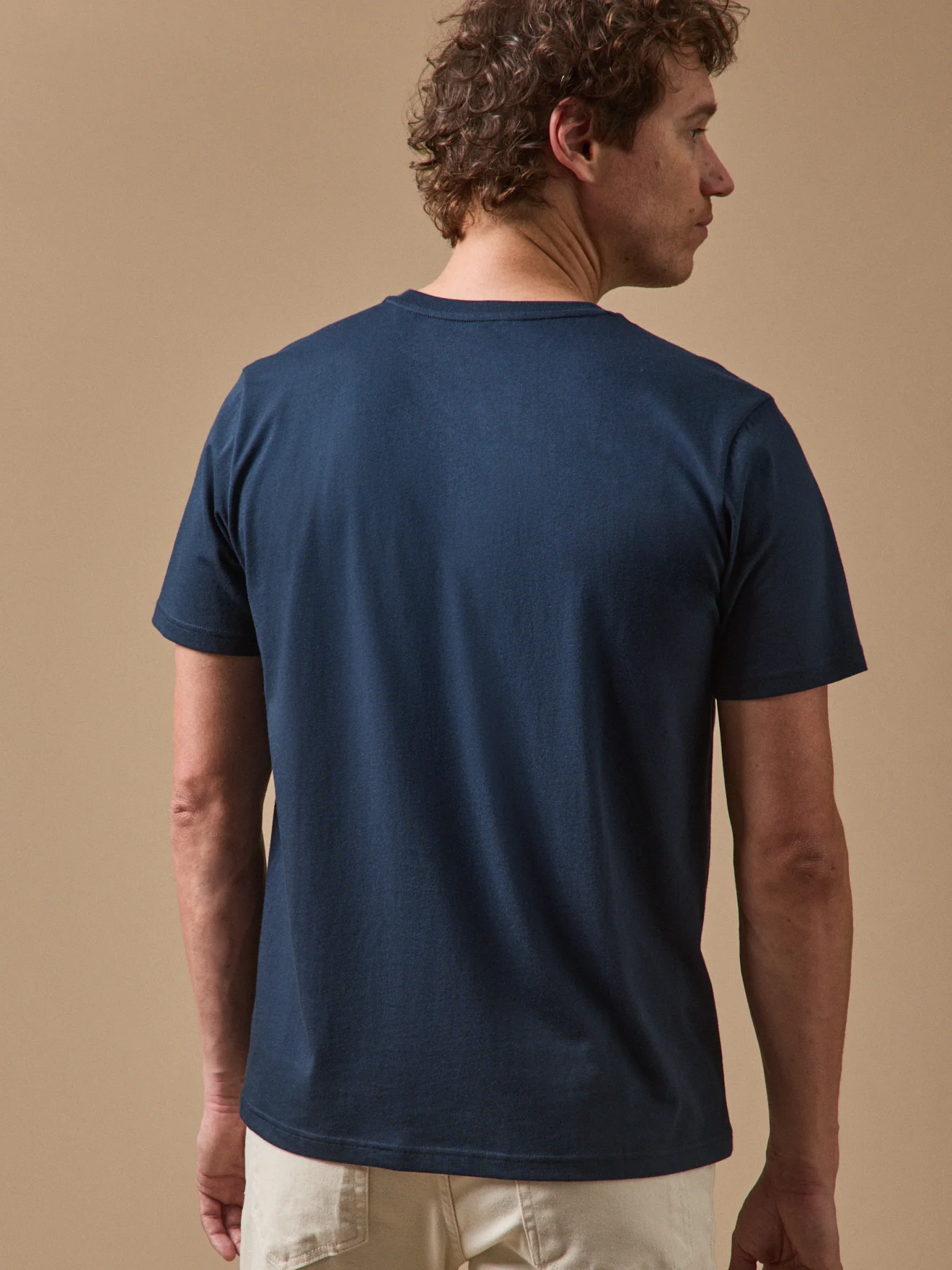 T-shirt uni homme coton biologique - Image 2