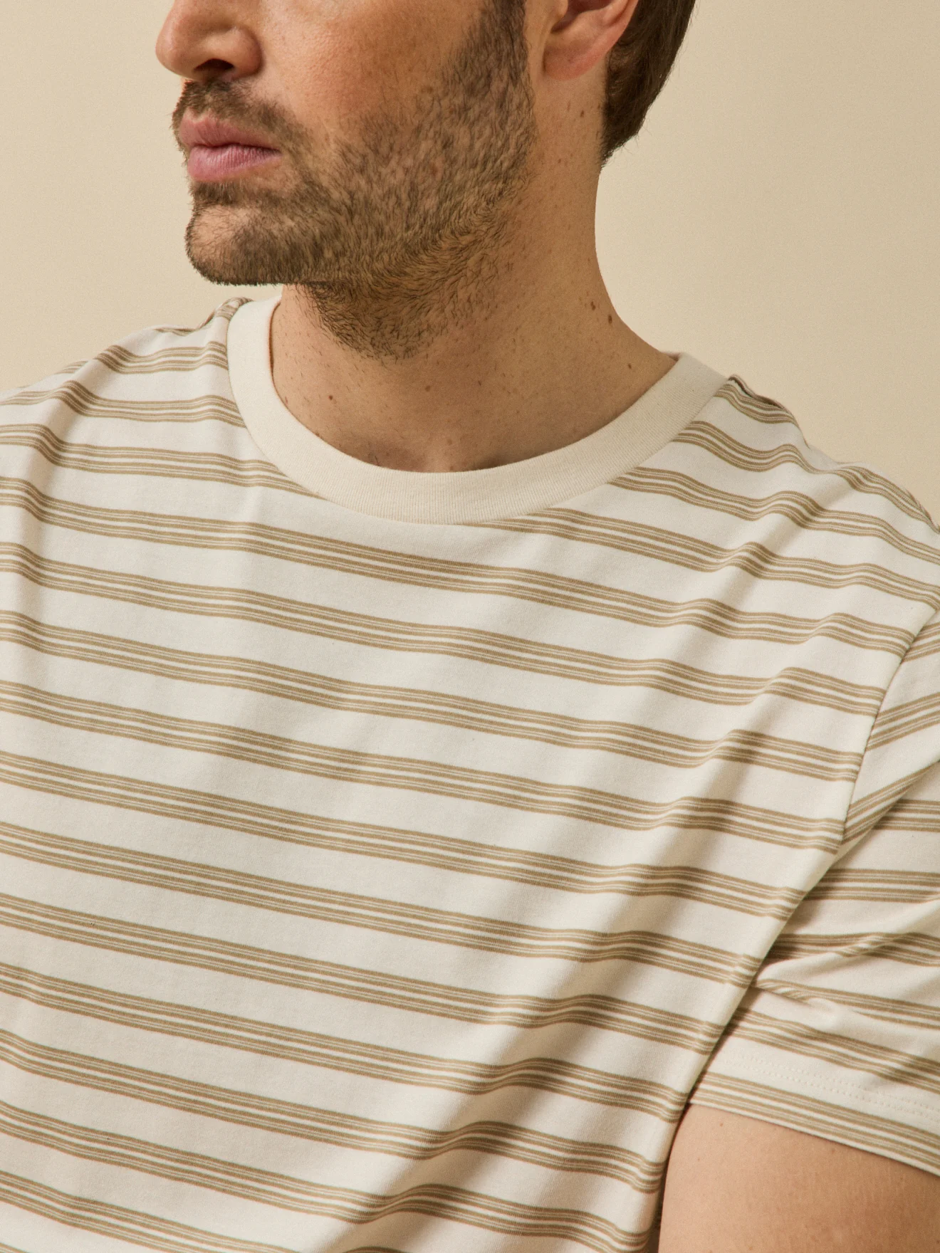 T-shirt rayé homme coton biologique - Image 4