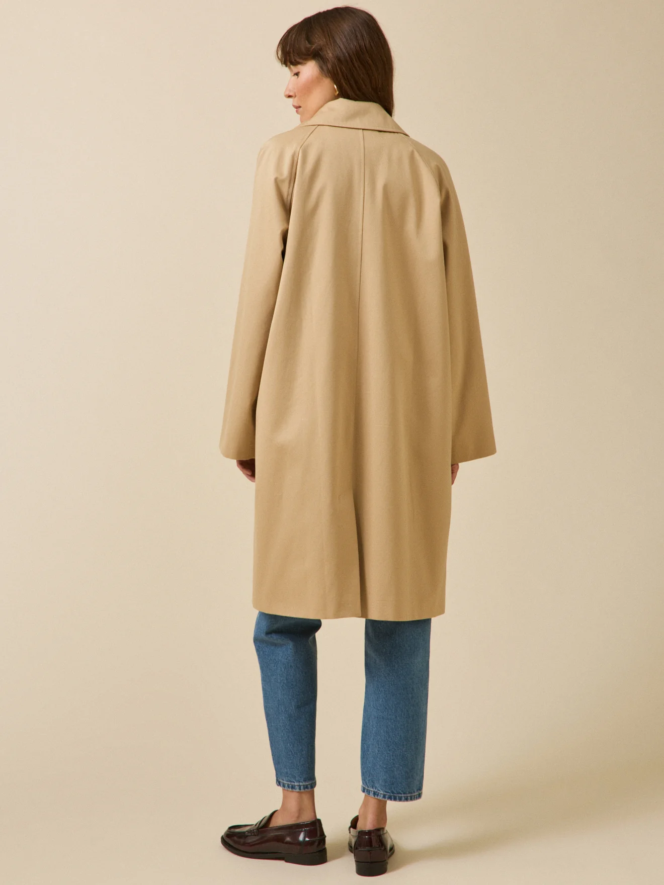 Trench long coton biologique femme - Image 2