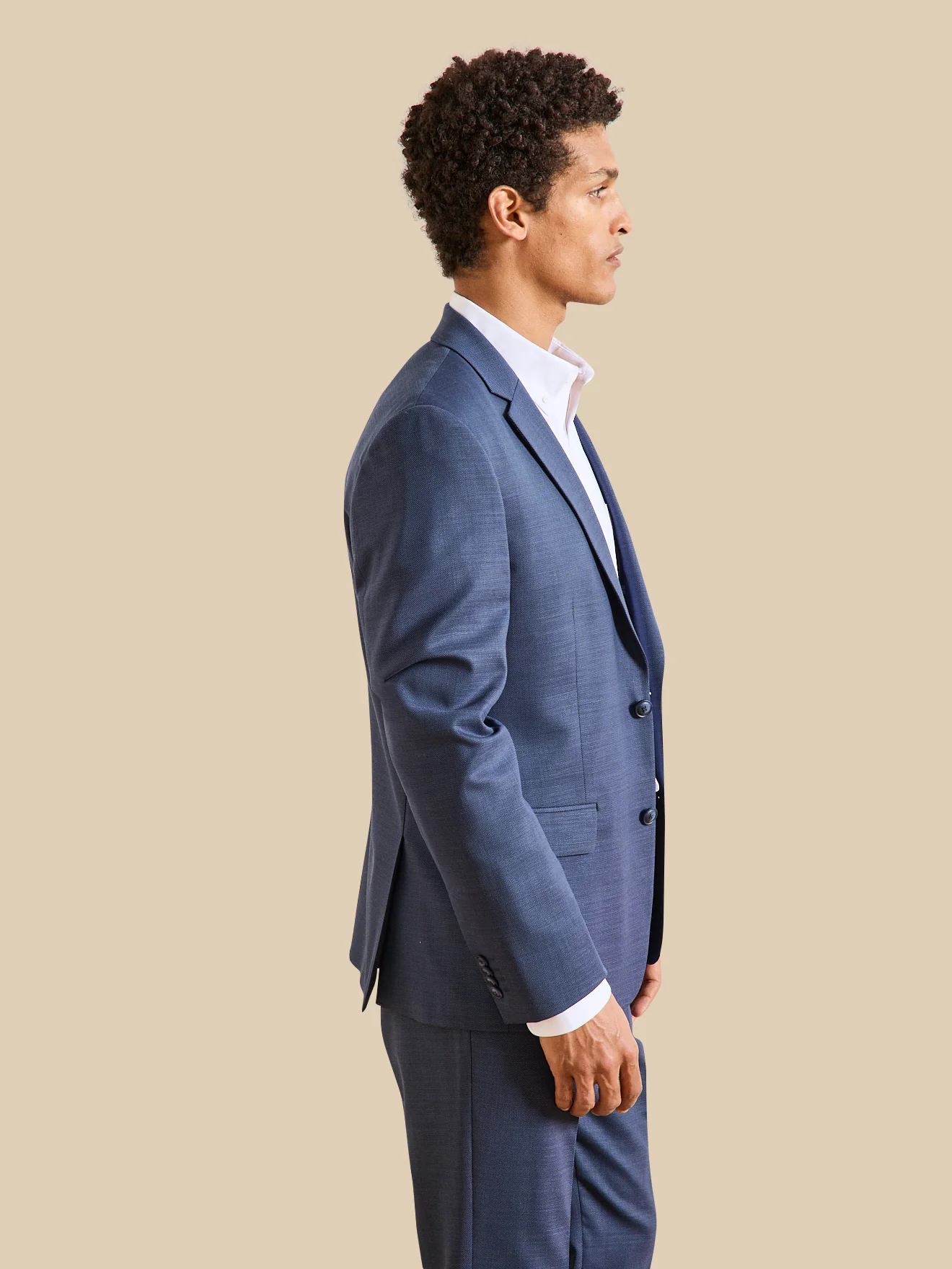 Veste de costume homme tissu texturé - Image 2