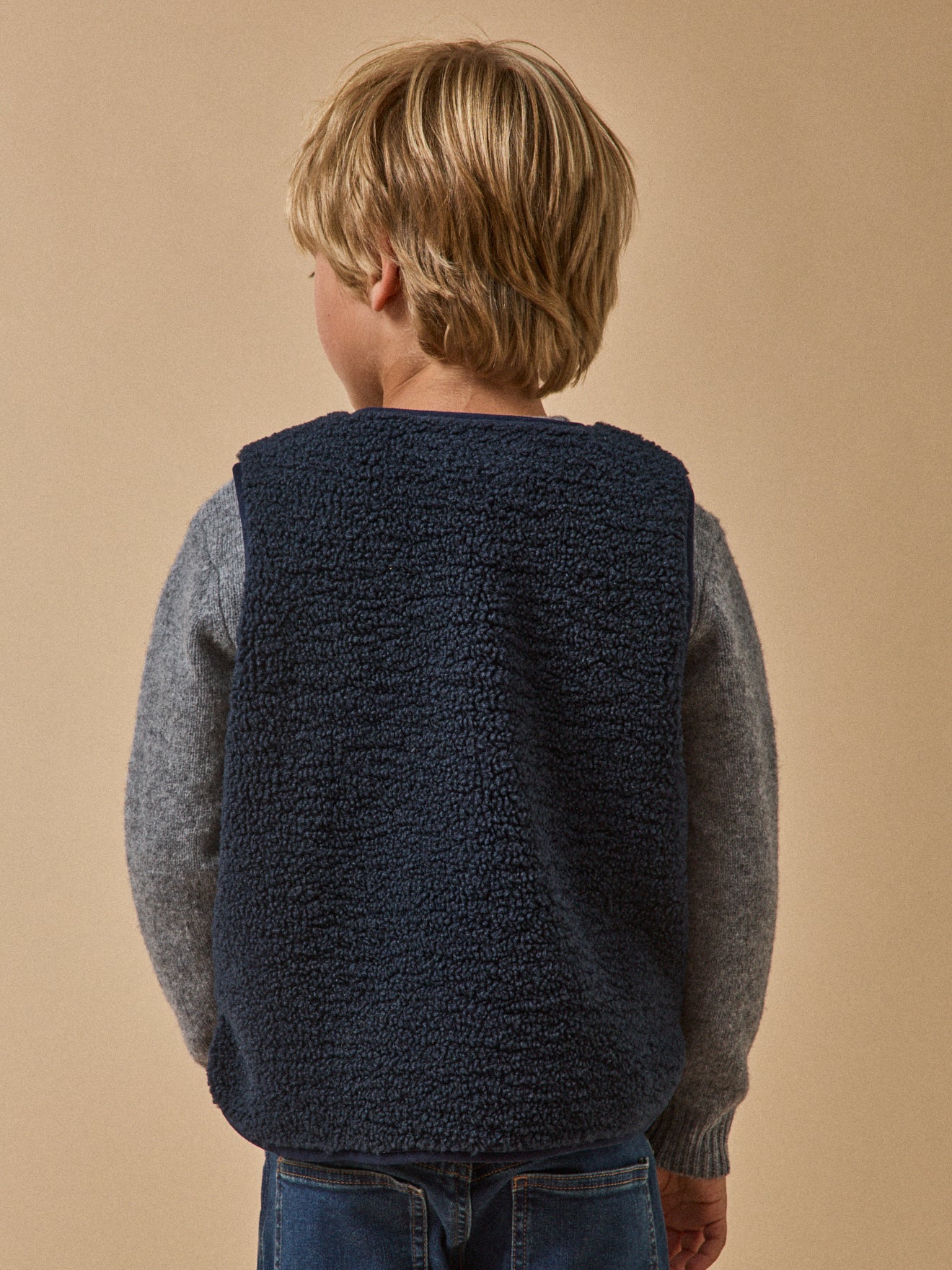 Veste sans manches en sherpa Garçon - Image 2